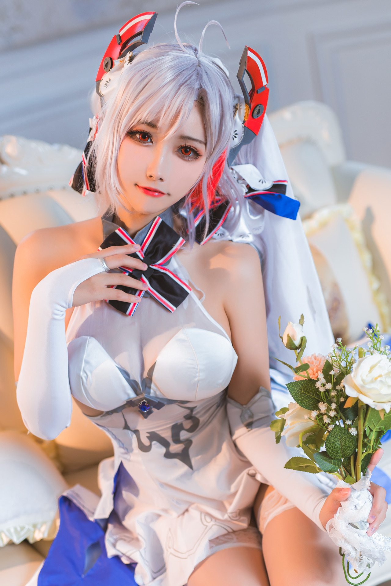Momoko葵葵-Prinz-Eugen-欧根亲王-花嫁-Bride-Ver-09-23
