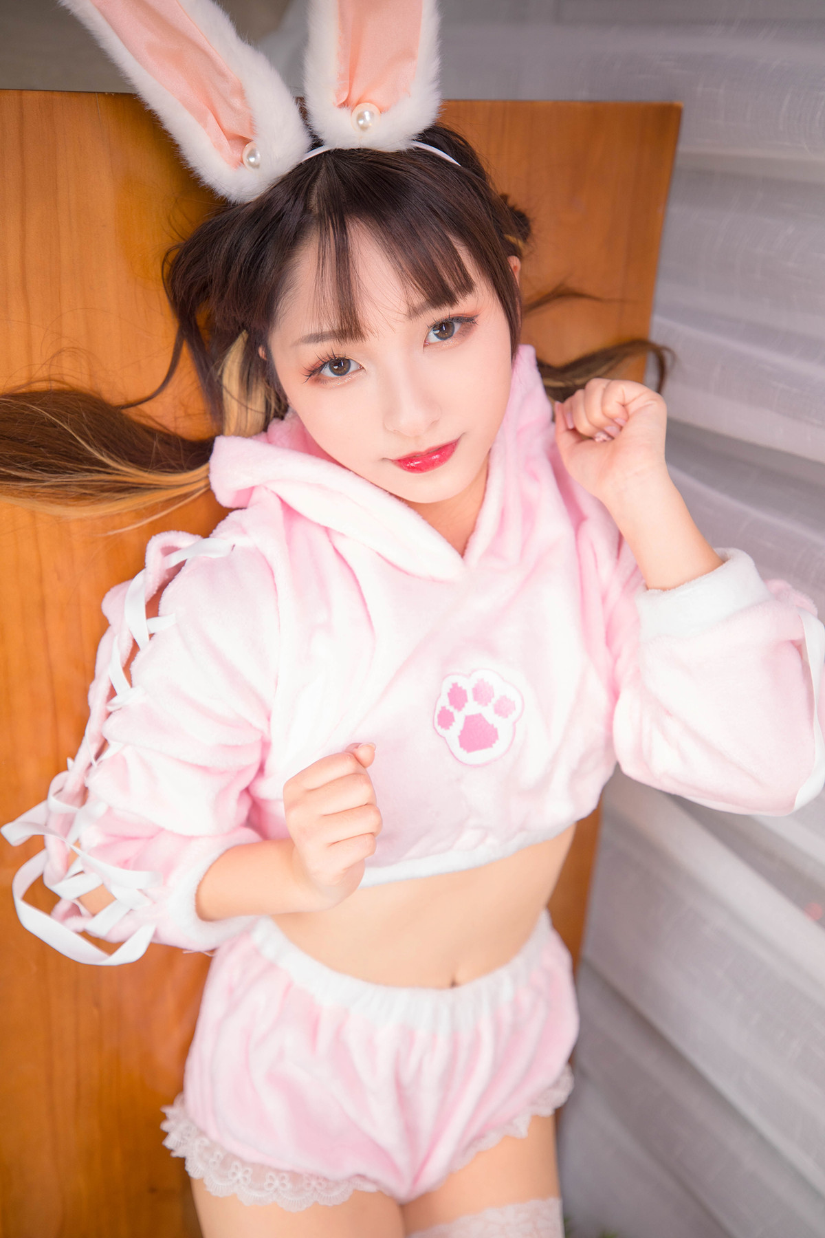 Cosplay-神楽坂真冬-绝对企画-兔子少女-ウサギタイム-Set01-12-02