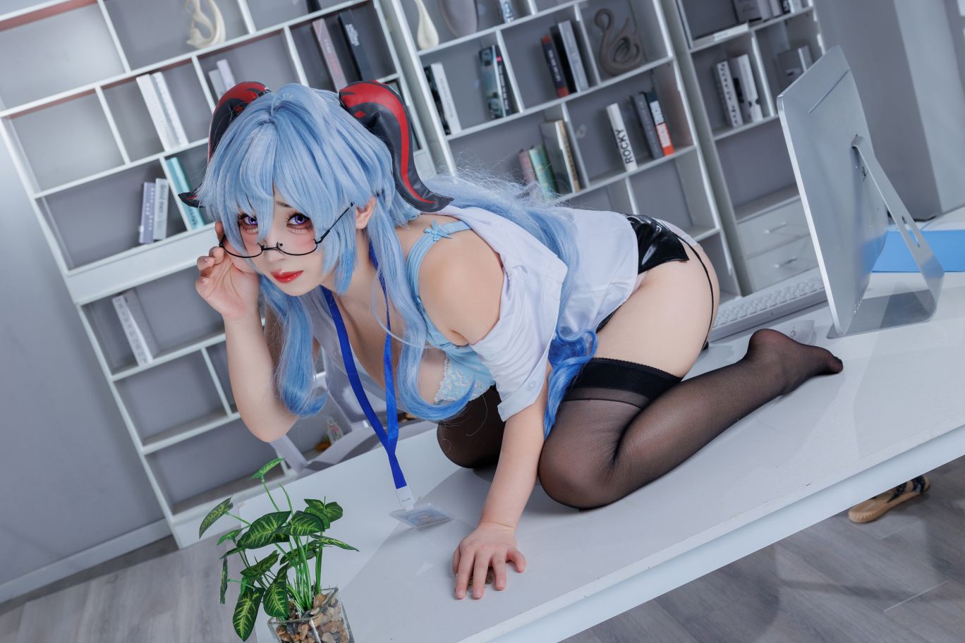 胡桃猫Kurumineko---甘雨OL-06-13