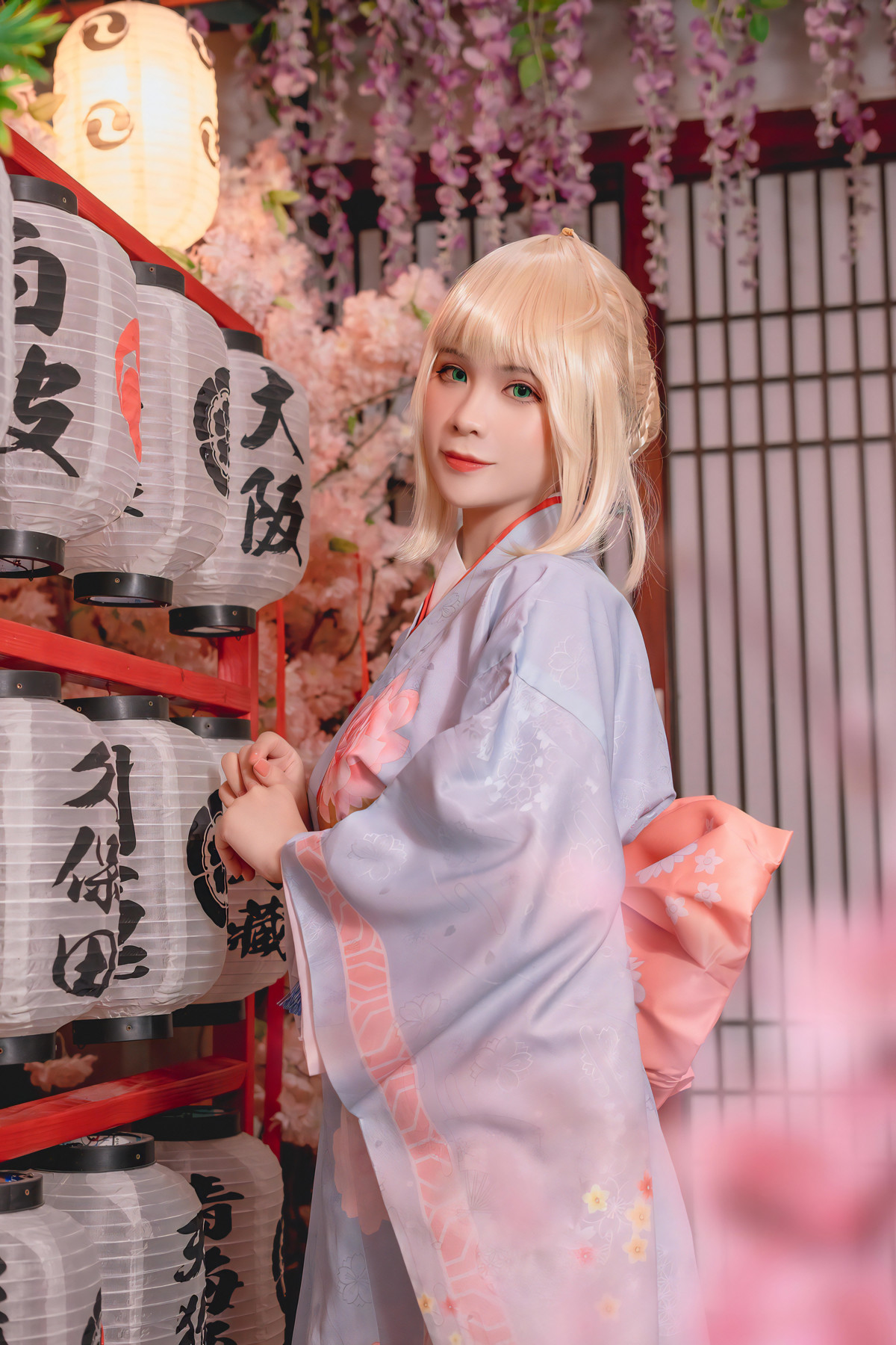 Cosplay-Pyonピオン-Saber-セイバー-Kimono-12-17