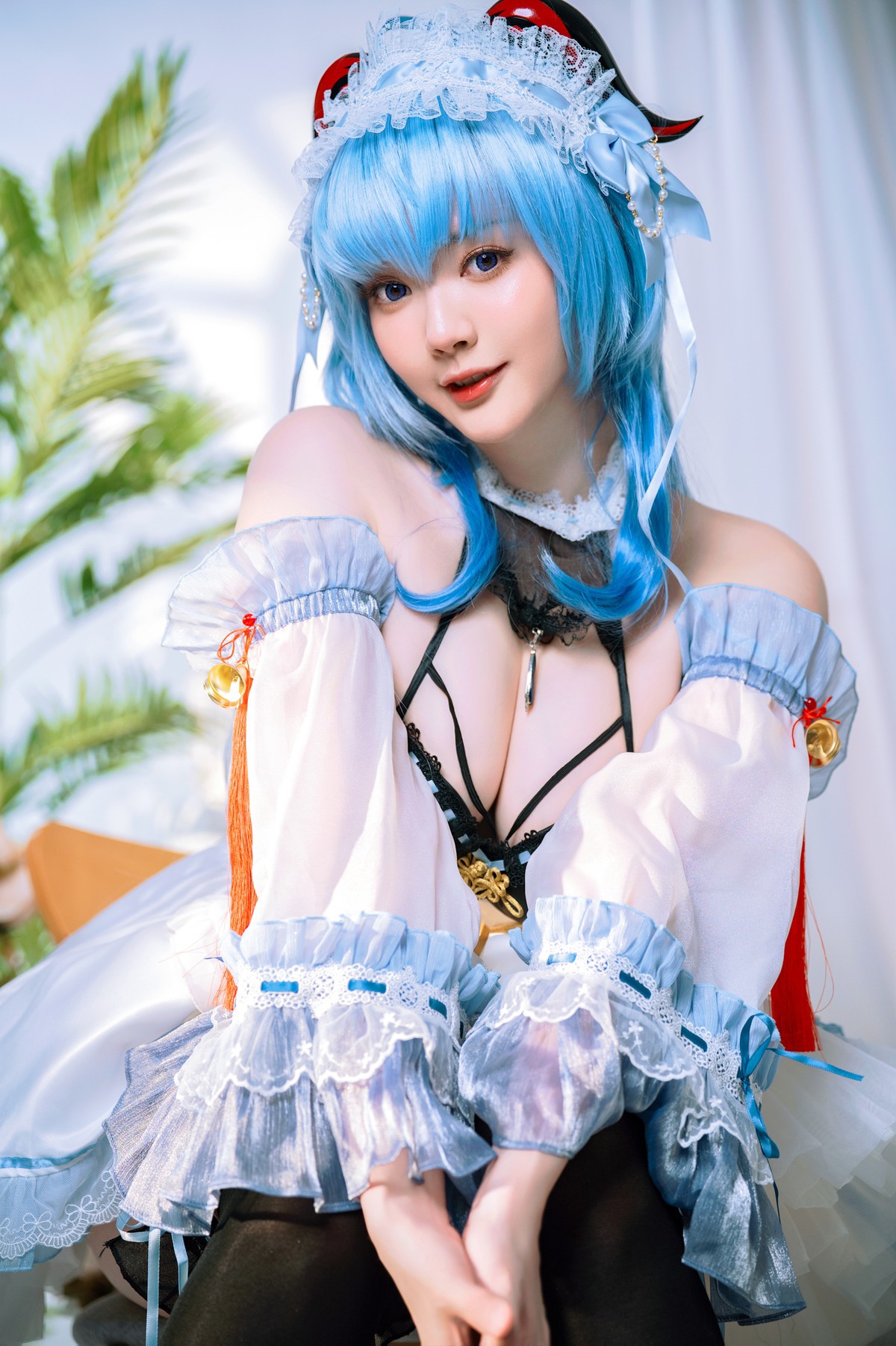 Cosplay-Ying-Tze-甘雨-Ganyu-Maid-12-15
