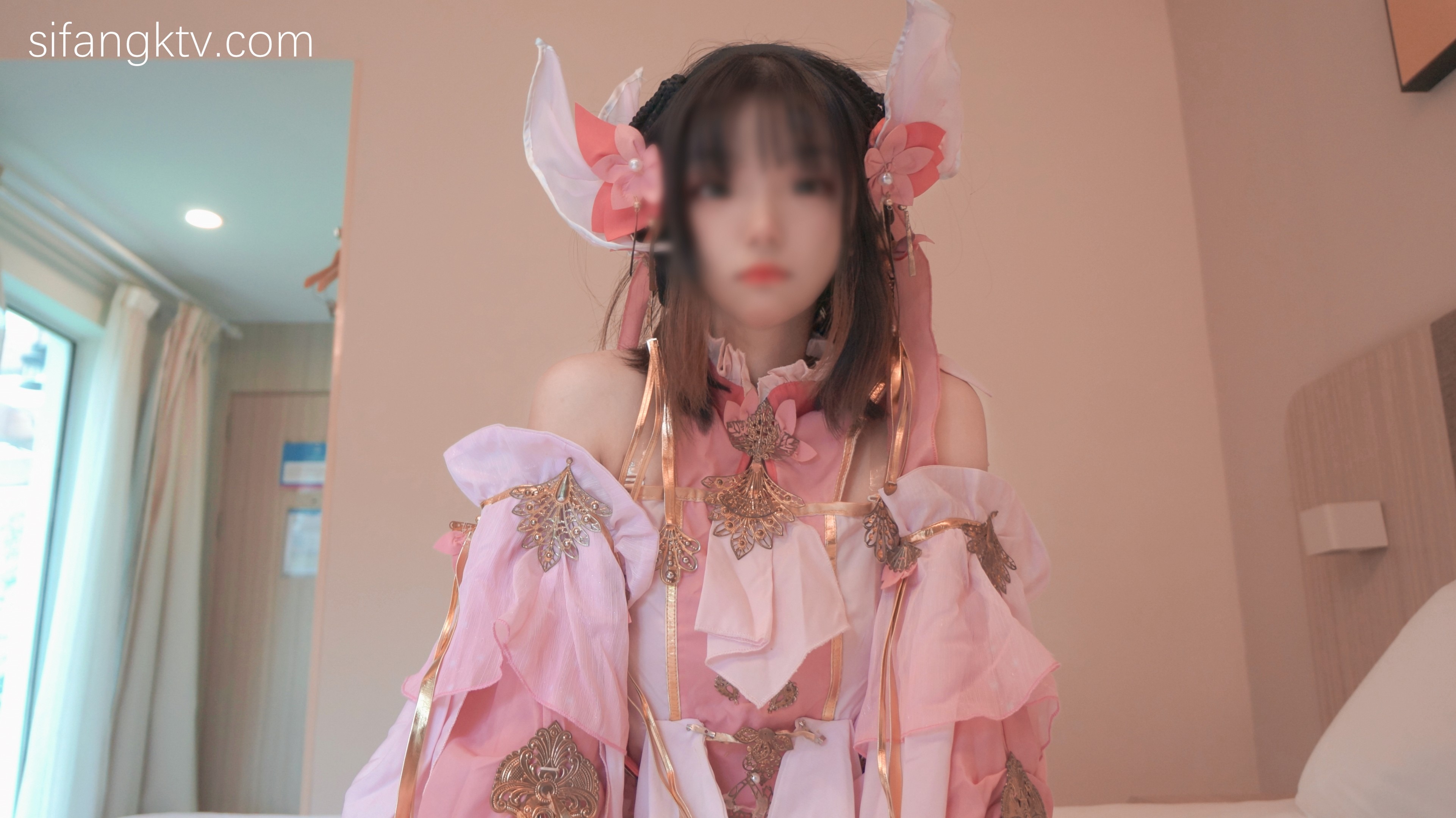 推特福利姬仙仙桃黑丝高跟兔耳朵珍珠链内内紫薇高潮喷水-08-13