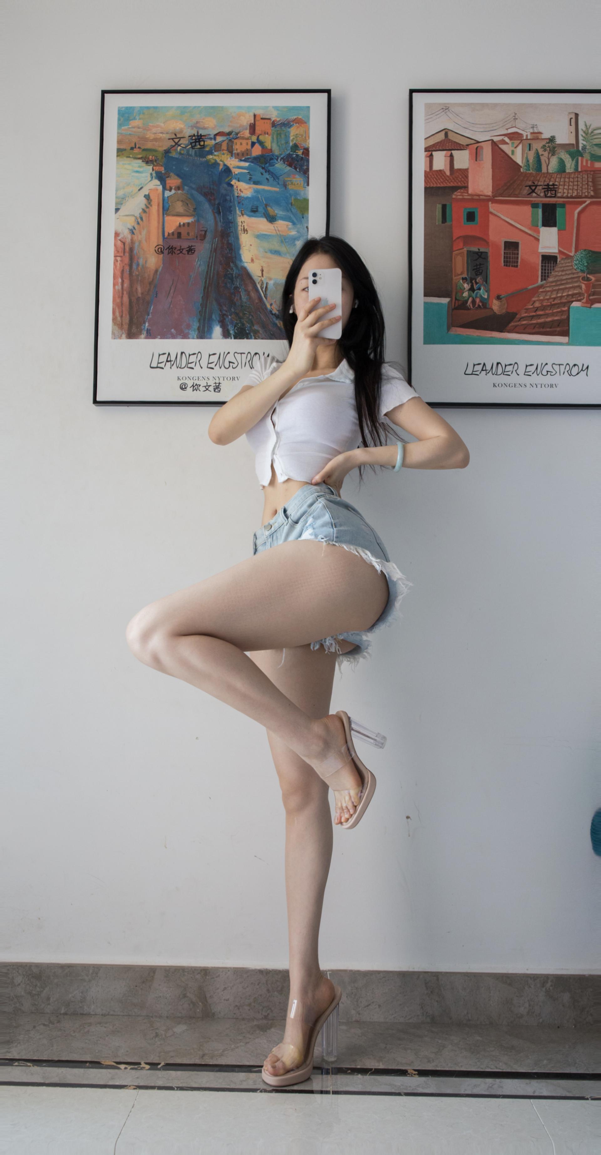 003Cool文茜-微密圈系列牛仔短裤-13P-669M-08-13