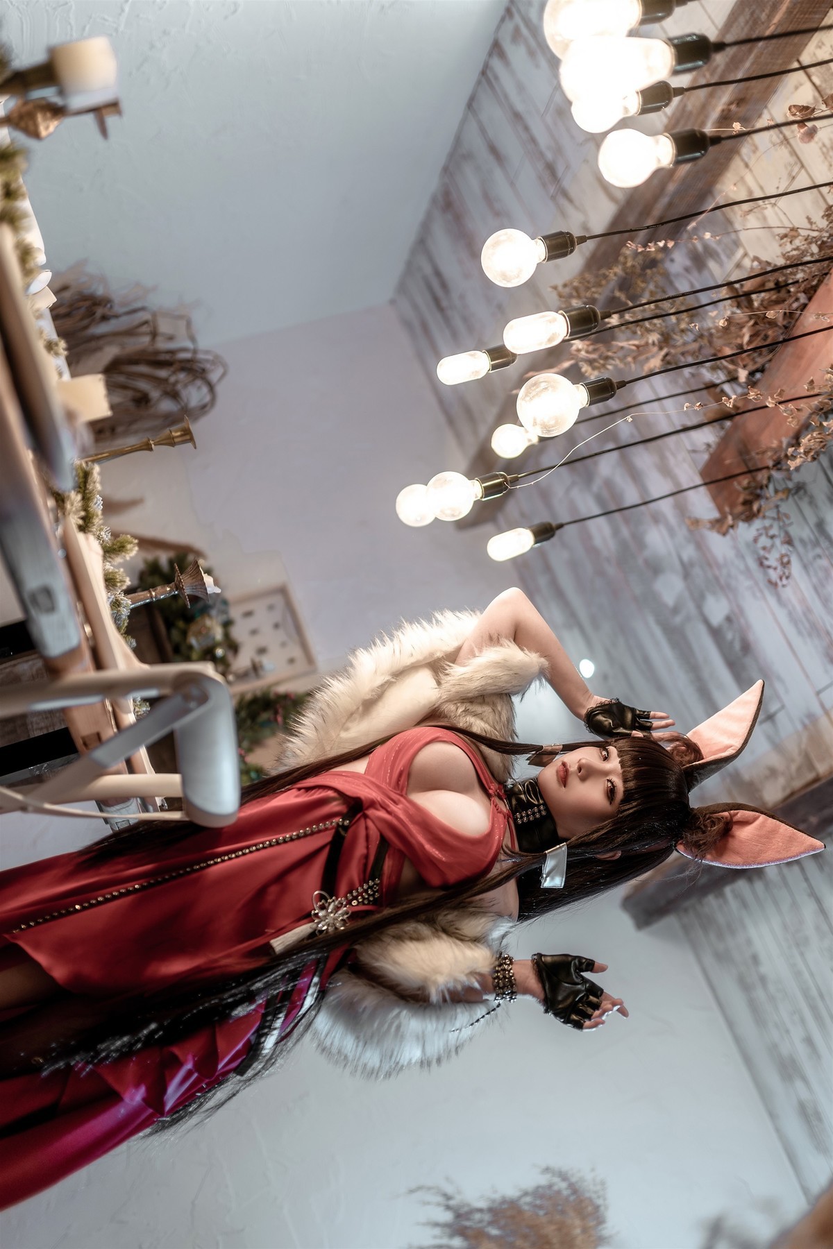 Cosplay-蠢沫沫Chunmomo-Akagi-Ruby-Laced-10-16