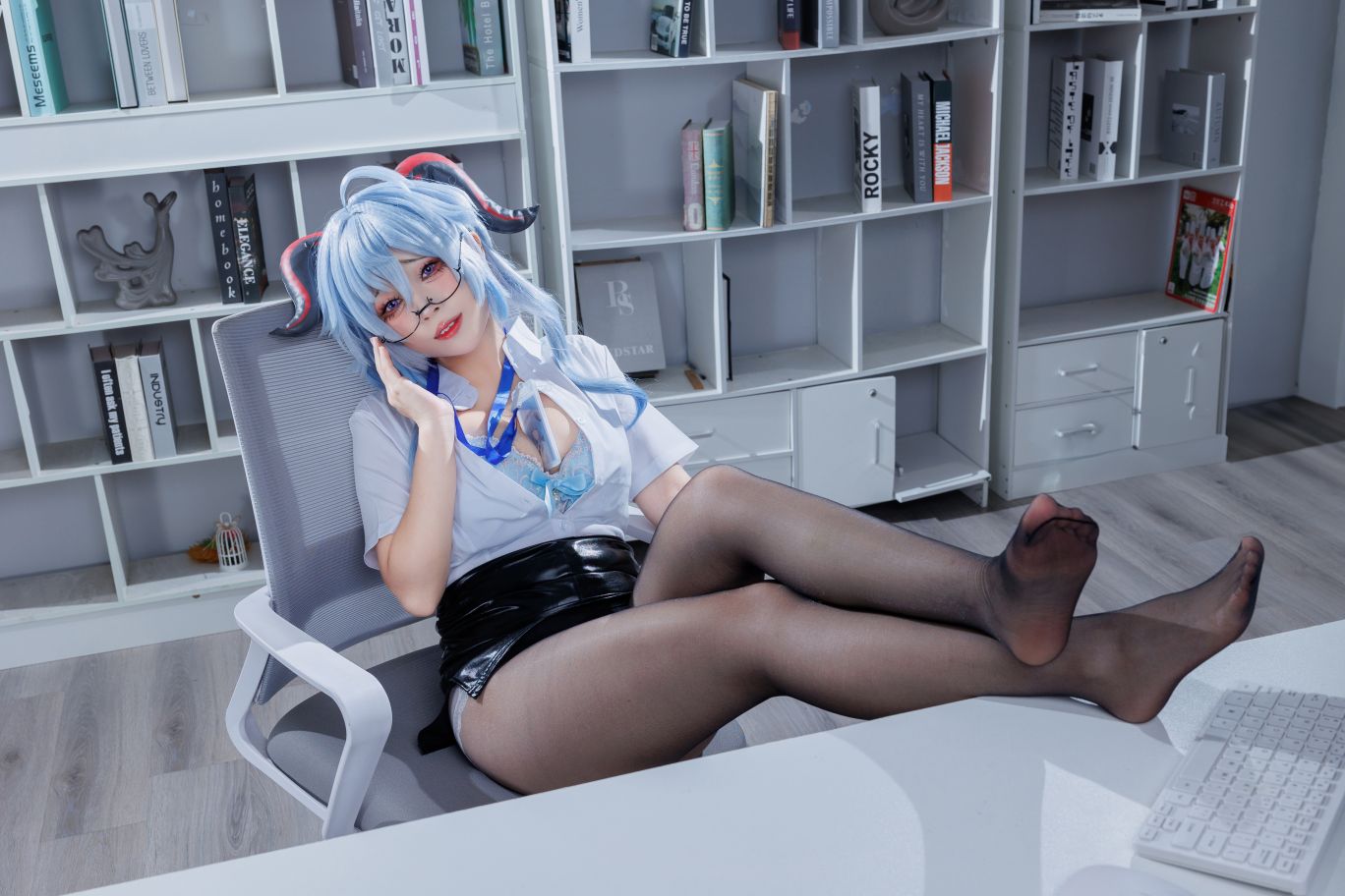 胡桃猫Kurumineko---甘雨OL-06-13