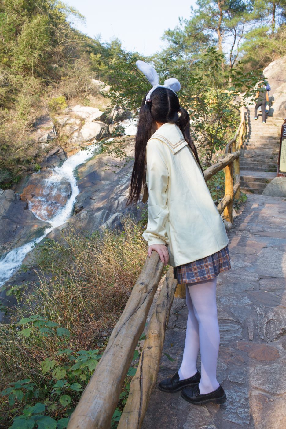 少女秩序写真-EXvol002-白丝格子裙80P-8426M-01-07