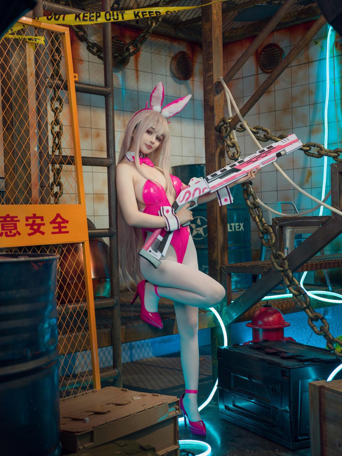 Cosplay-桜井宁宁-Viper-Bunny-毒蛇兔女郎-03-23