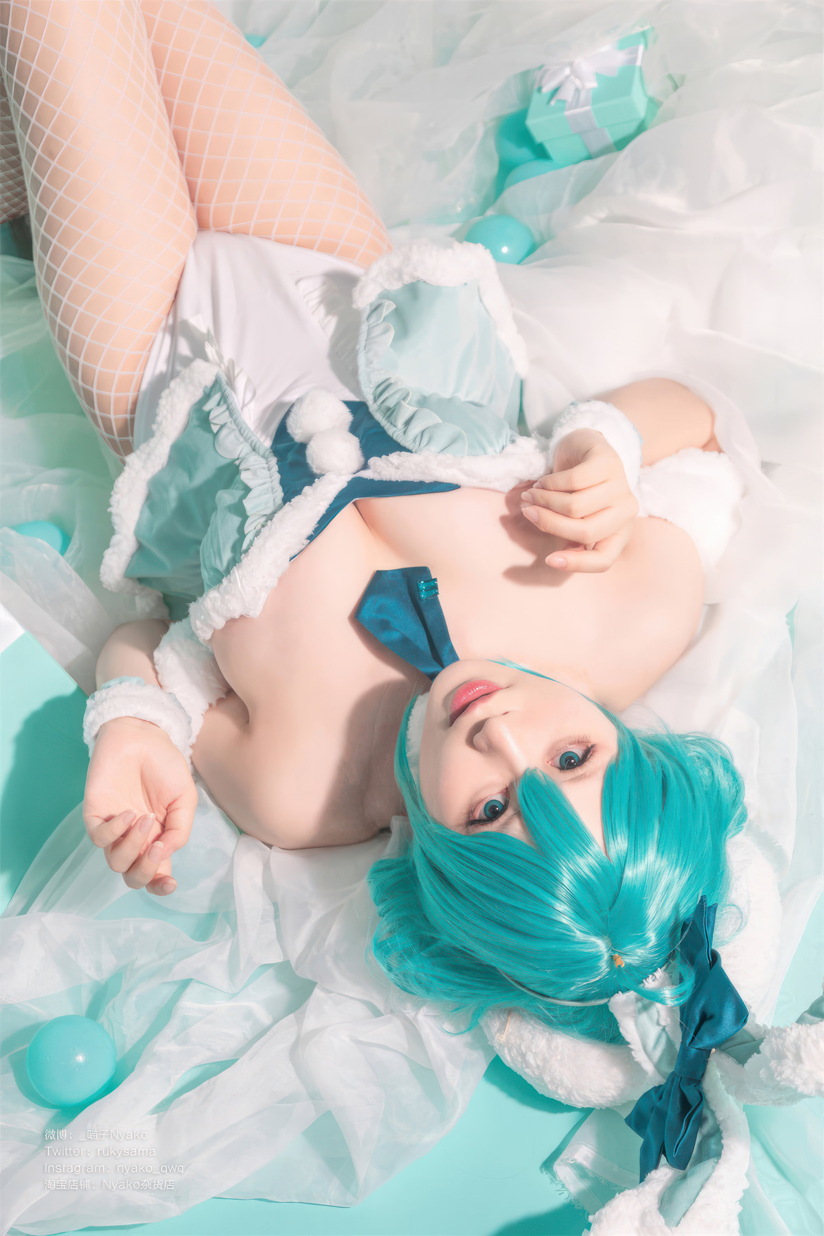Cosplay-Nyako喵子-初音白兔-04-20
