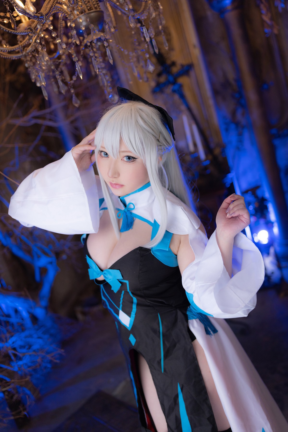 Cosplay-SAKUサク-Morgan-le-Fay-Set03-03-08
