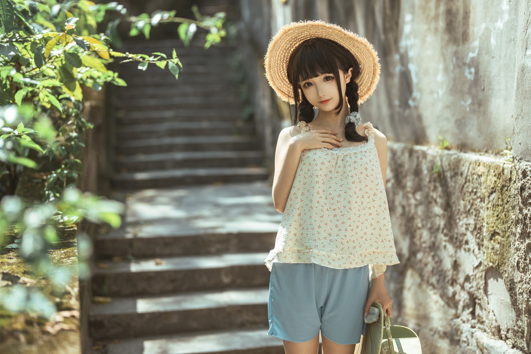 Cosplay-蠢沫沫Chunmomo-乡下妹妹-Set03-11-08