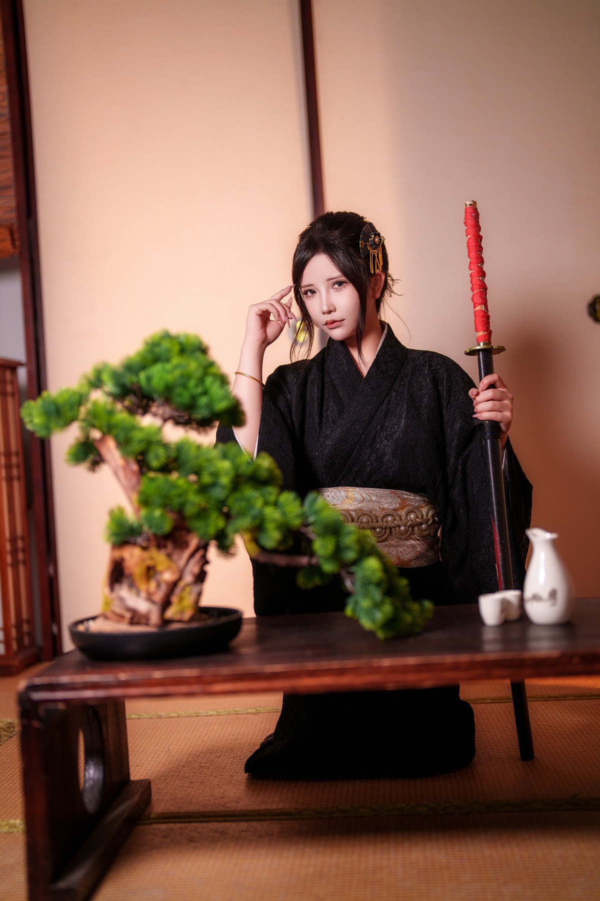 Cosplay-抱走莫子aa-未亡人太太-10-18