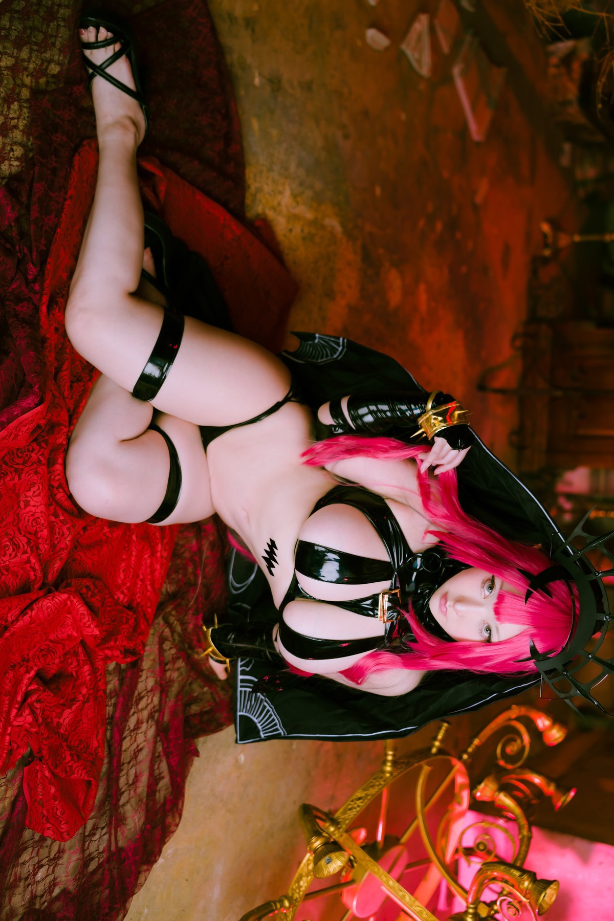 Cosplay-SAKUサク-Morgan-le-Fay-Set05-08-26