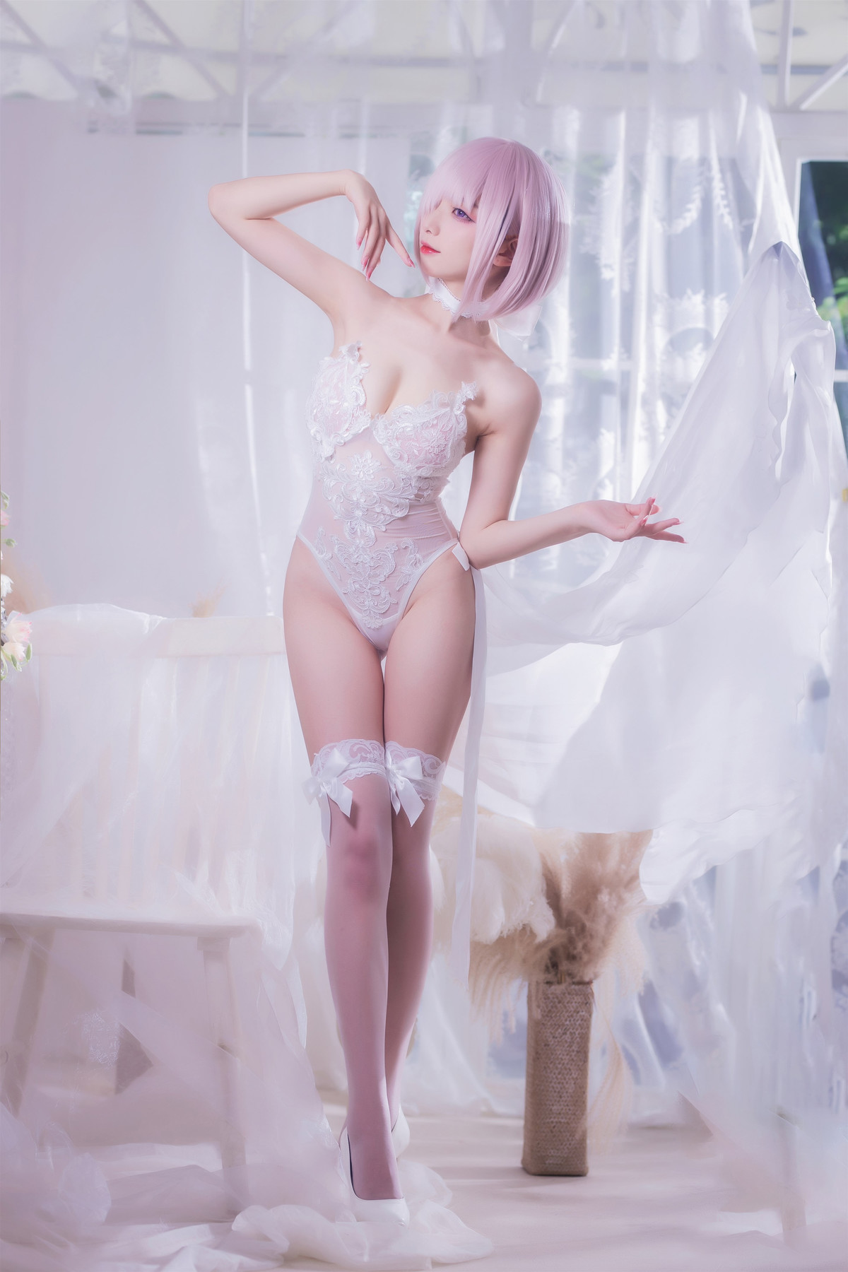 Cosplay-封疆疆v-婚纱玛修-01-19