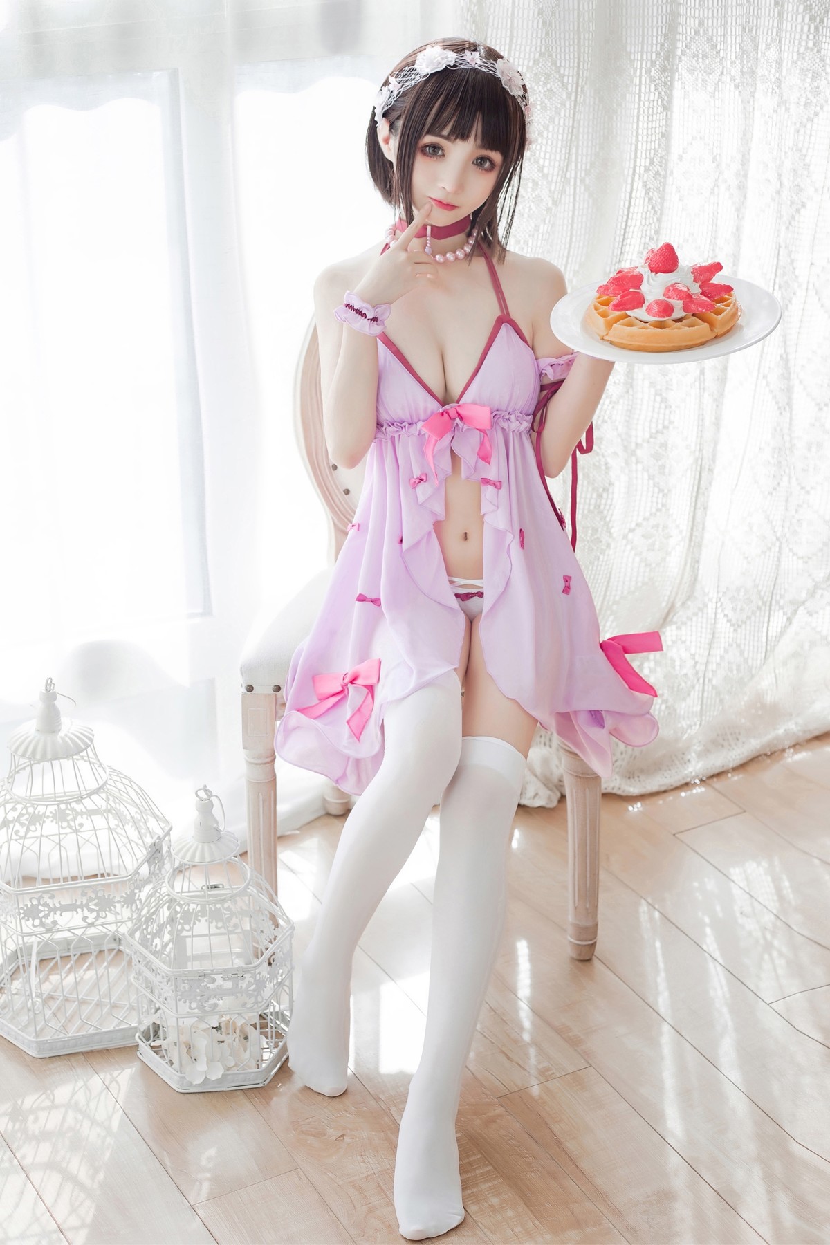 桜井宁宁-Cosplay-加藤惠-Megumi-Kato-09-22