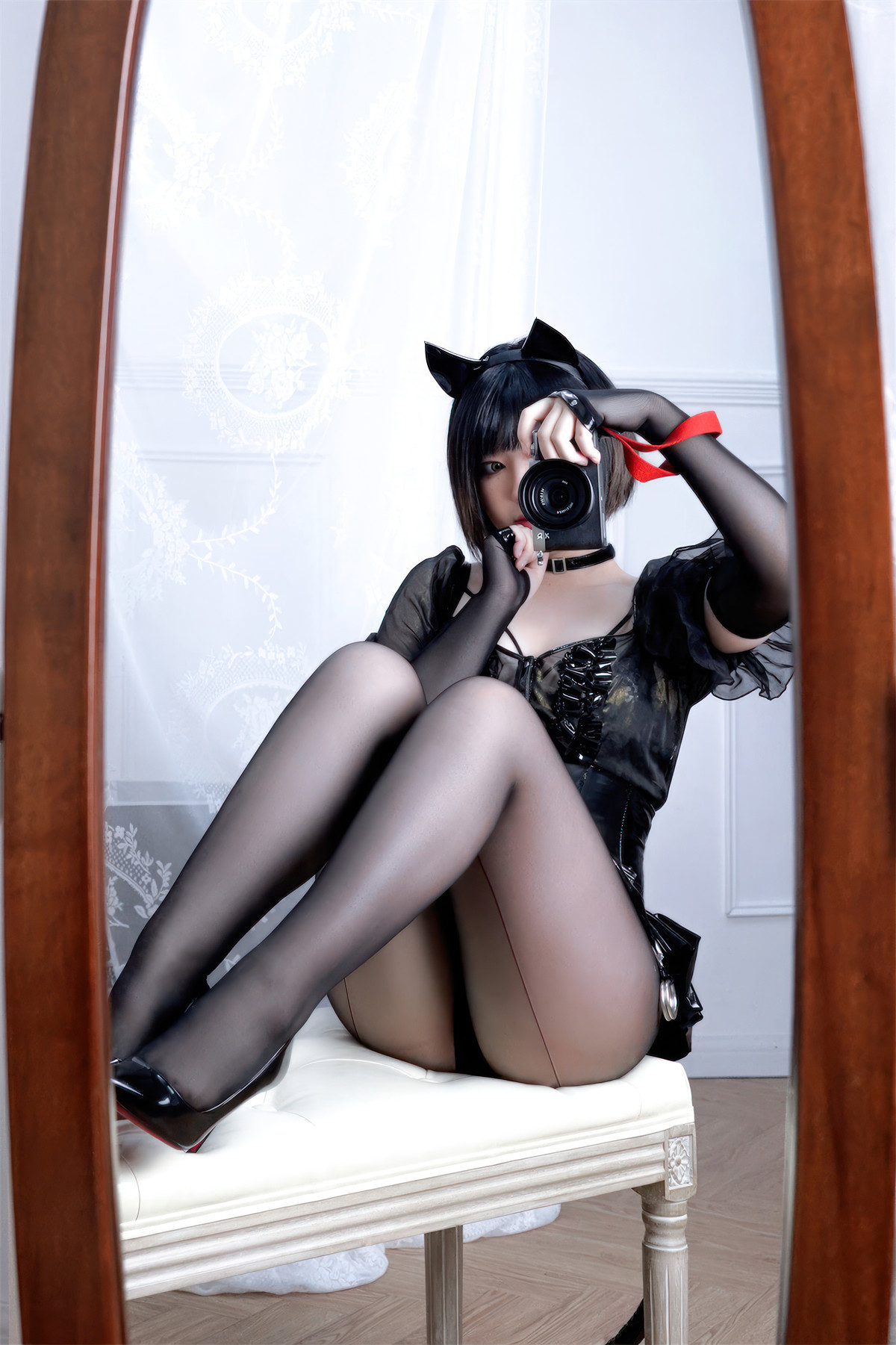 Cosplay-半半子Banbanko-黑猫NEKO-11-13