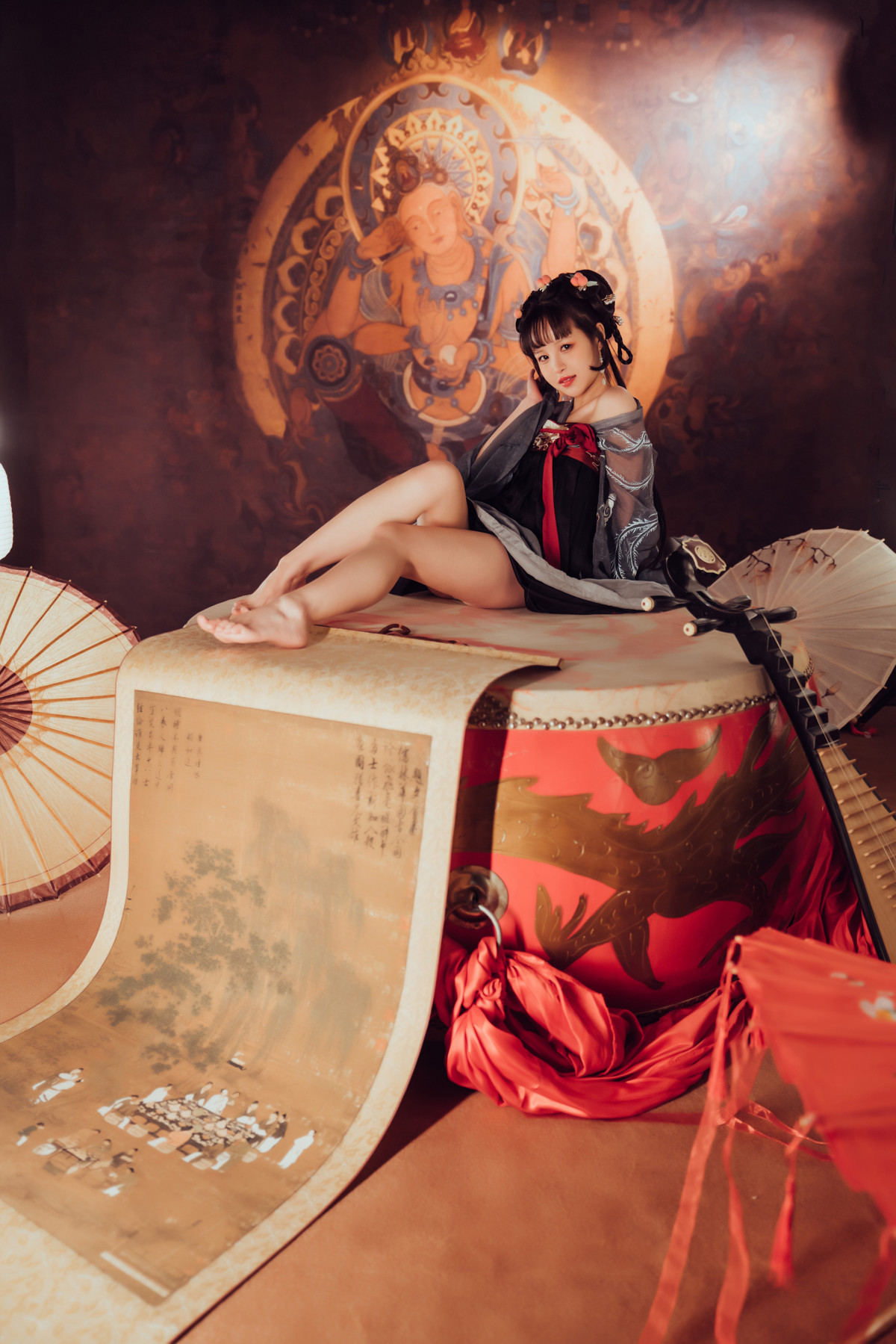 Cosplay-晕崽Zz-小琵琶精-Set01-03-05