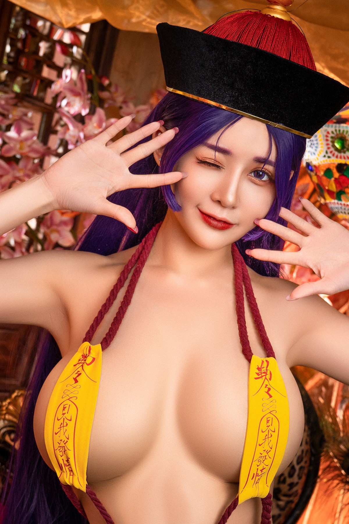 菰蒲風動縱斜影殭屍奶光安希膣得液滿見我發情香希趕屍霊幻道士-X-最胸妖怪キョンシー-Zombie-sex-folklore-Set02-08-20