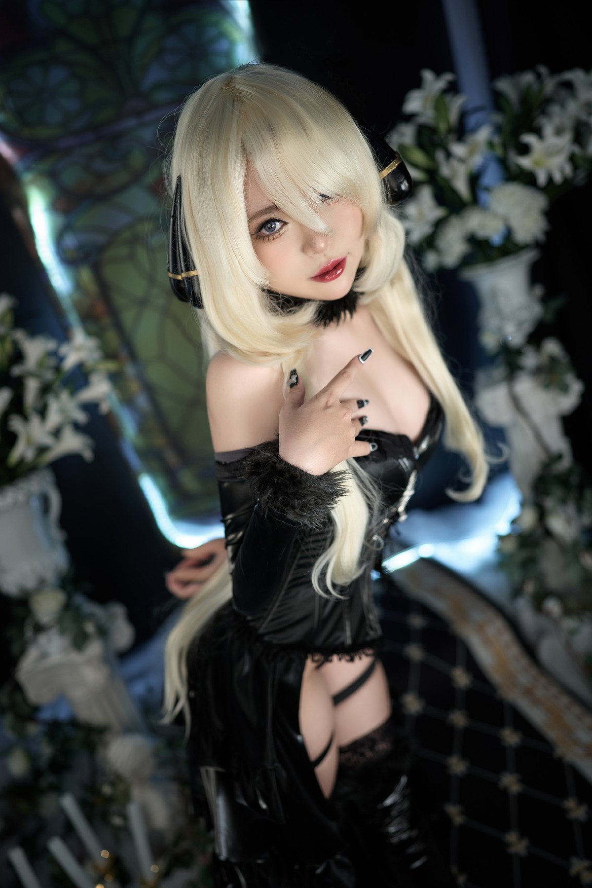 Cosplay-洛璃LoLiSAMA-暗黑小红帽-02-28