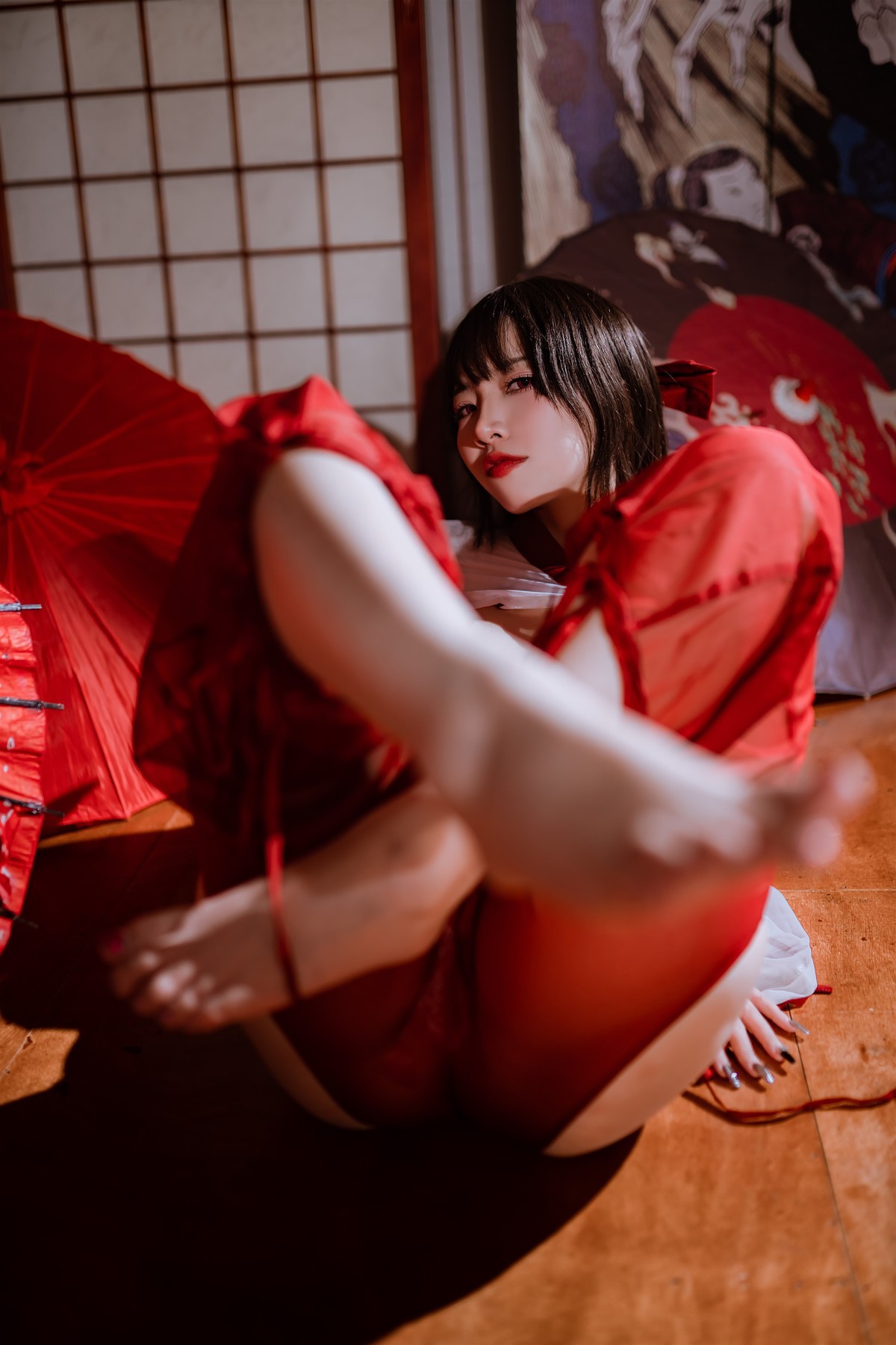 Cosplay-二佐Nisa-私房巫女-03-05