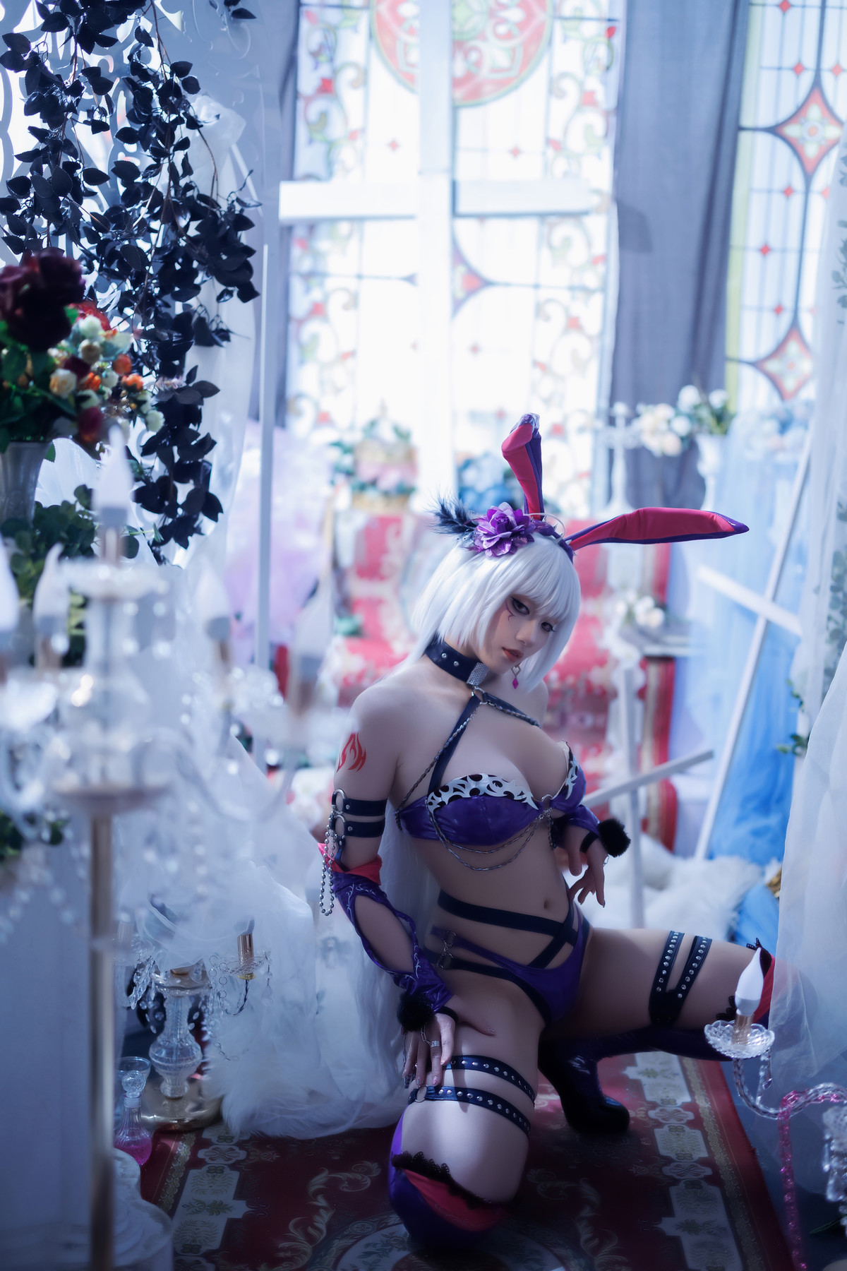 Cosplay-Cien恩恩-黑贞兔女郎泳装-12-20