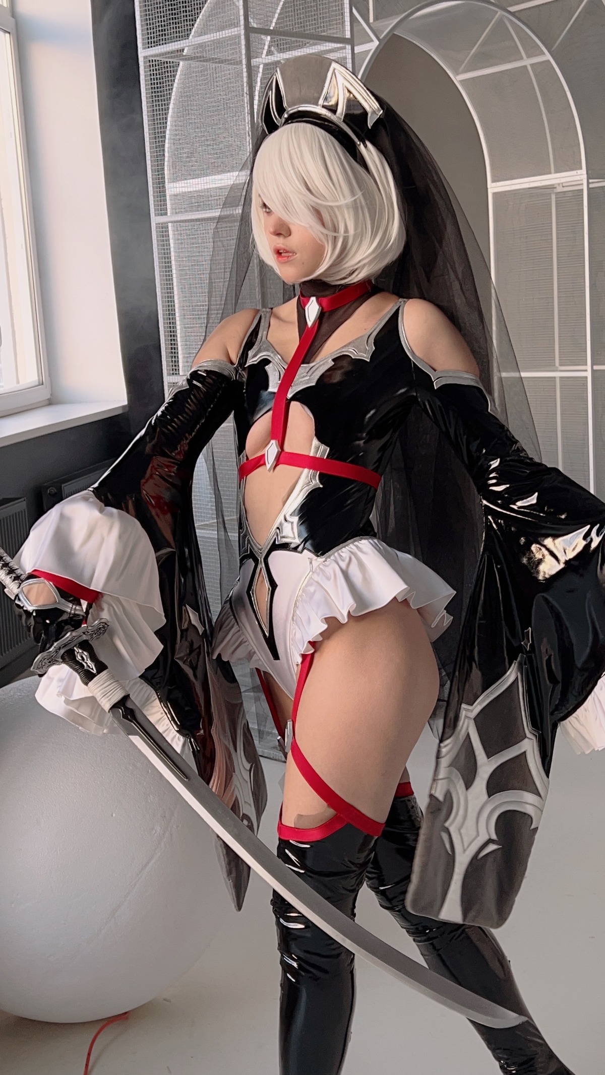 Shirogane-Cosplay-2B-ヨルハ２号Ｂ型-Bride-Ver-01-28