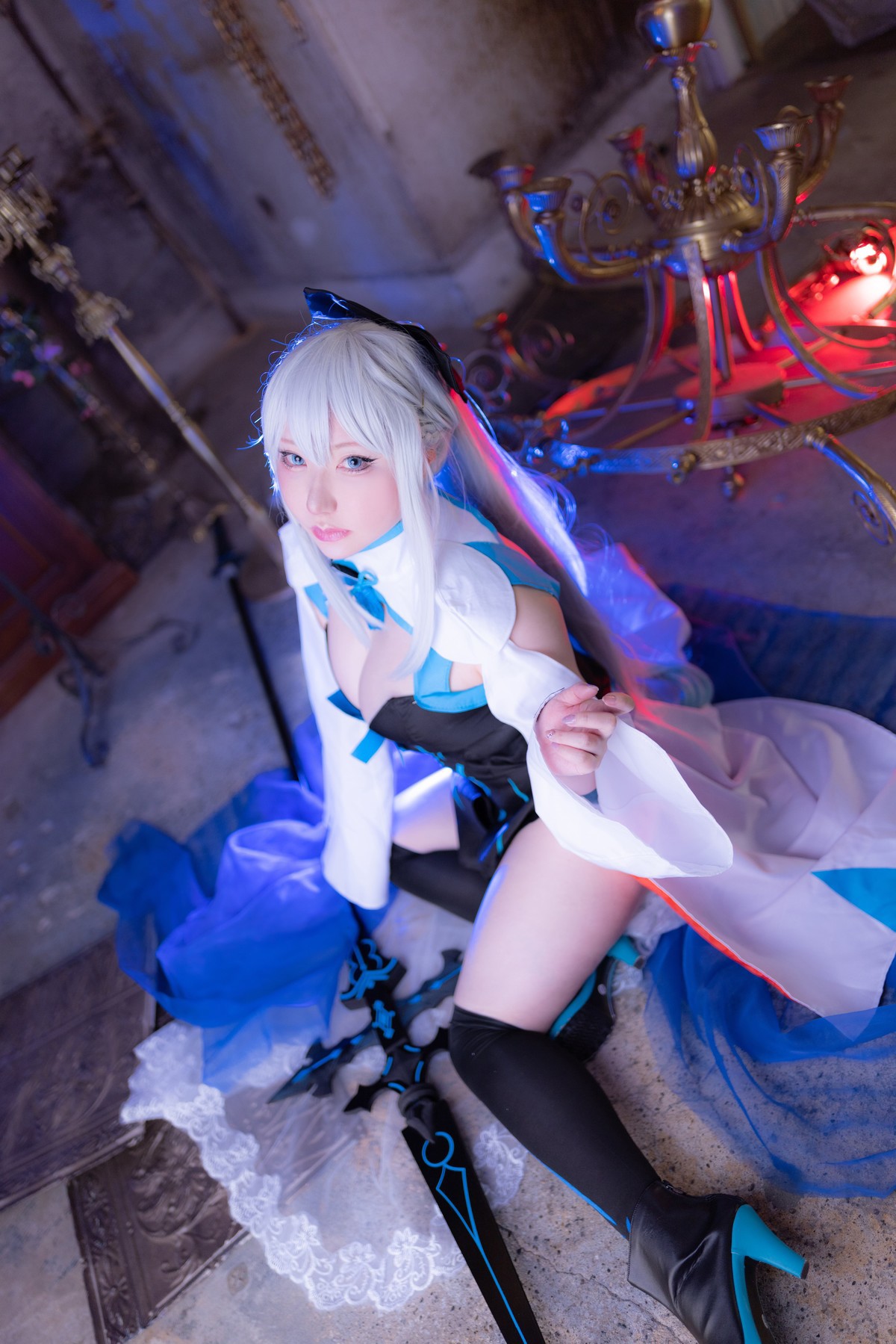 Cosplay-SAKUサク-Morgan-le-Fay-Set01-08-27