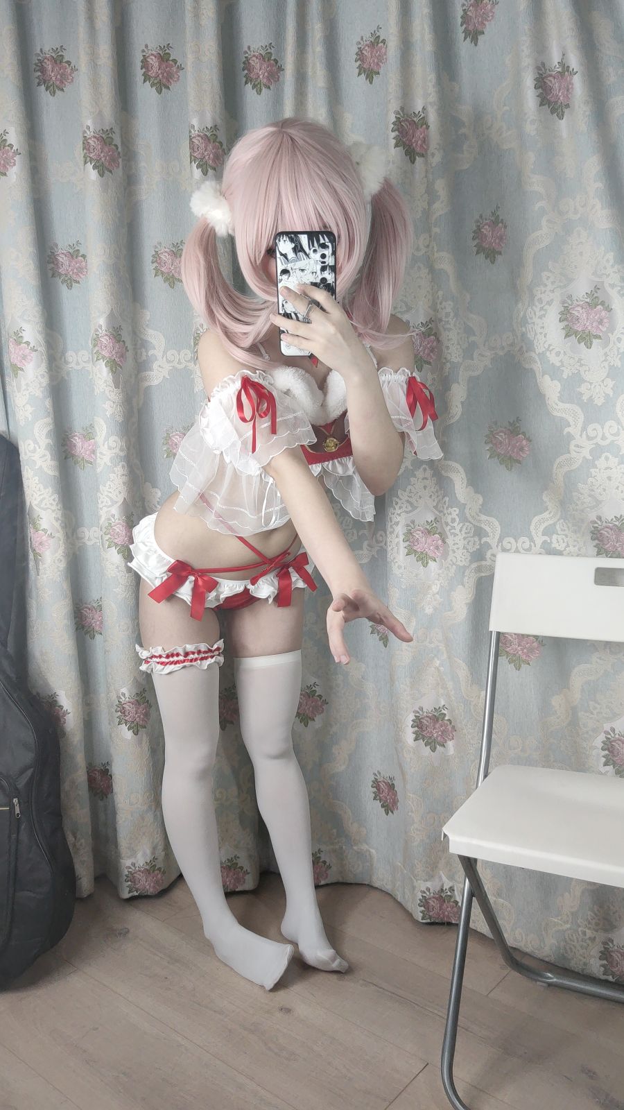 神沢永莉---平安夜红色分体式-04-03-2