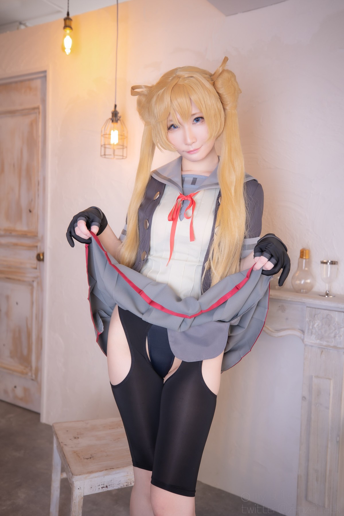 Cosplay-Atsukiあつき-艦娘がスパッツの良さを教えてくれる-Set01-10-23