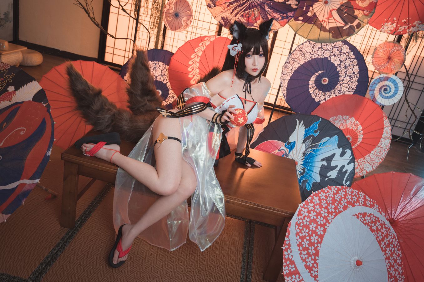 rioko凉凉子-Azurlane-Amagi-30P-02-29