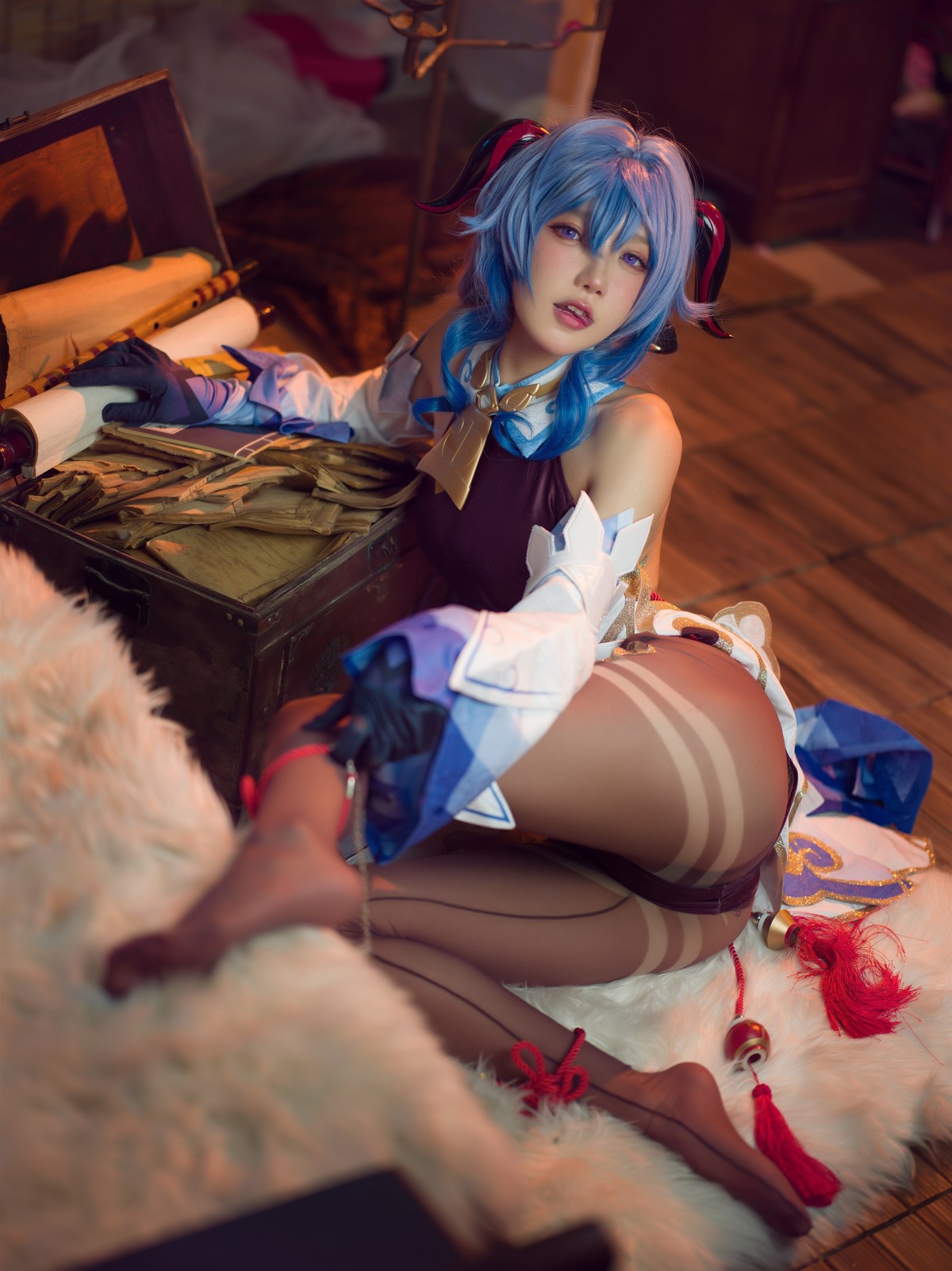 阿包也是兔娘-Cosplay-舰长-原神甘雨-09-11