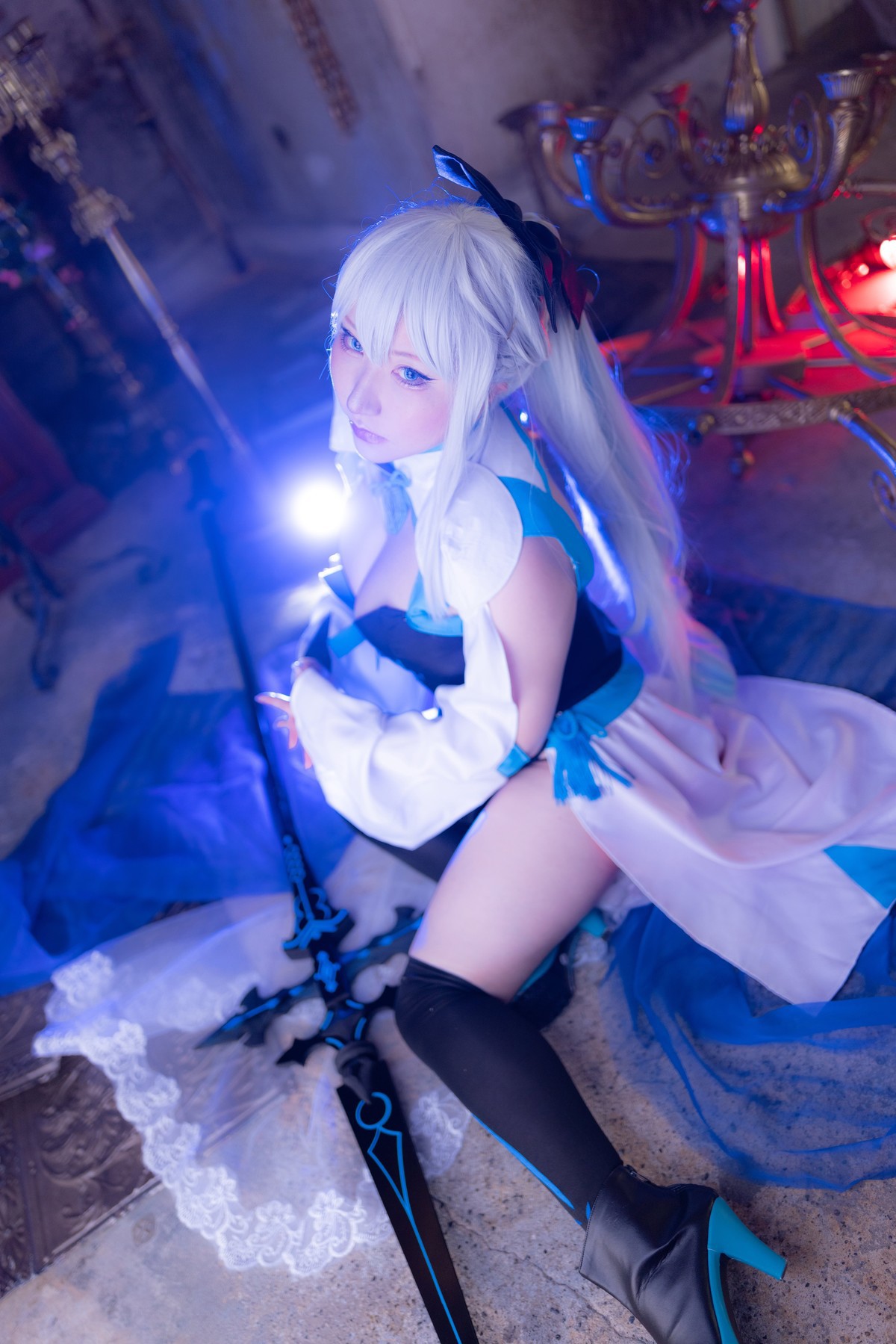 Cosplay-SAKUサク-Morgan-le-Fay-Set01-08-27