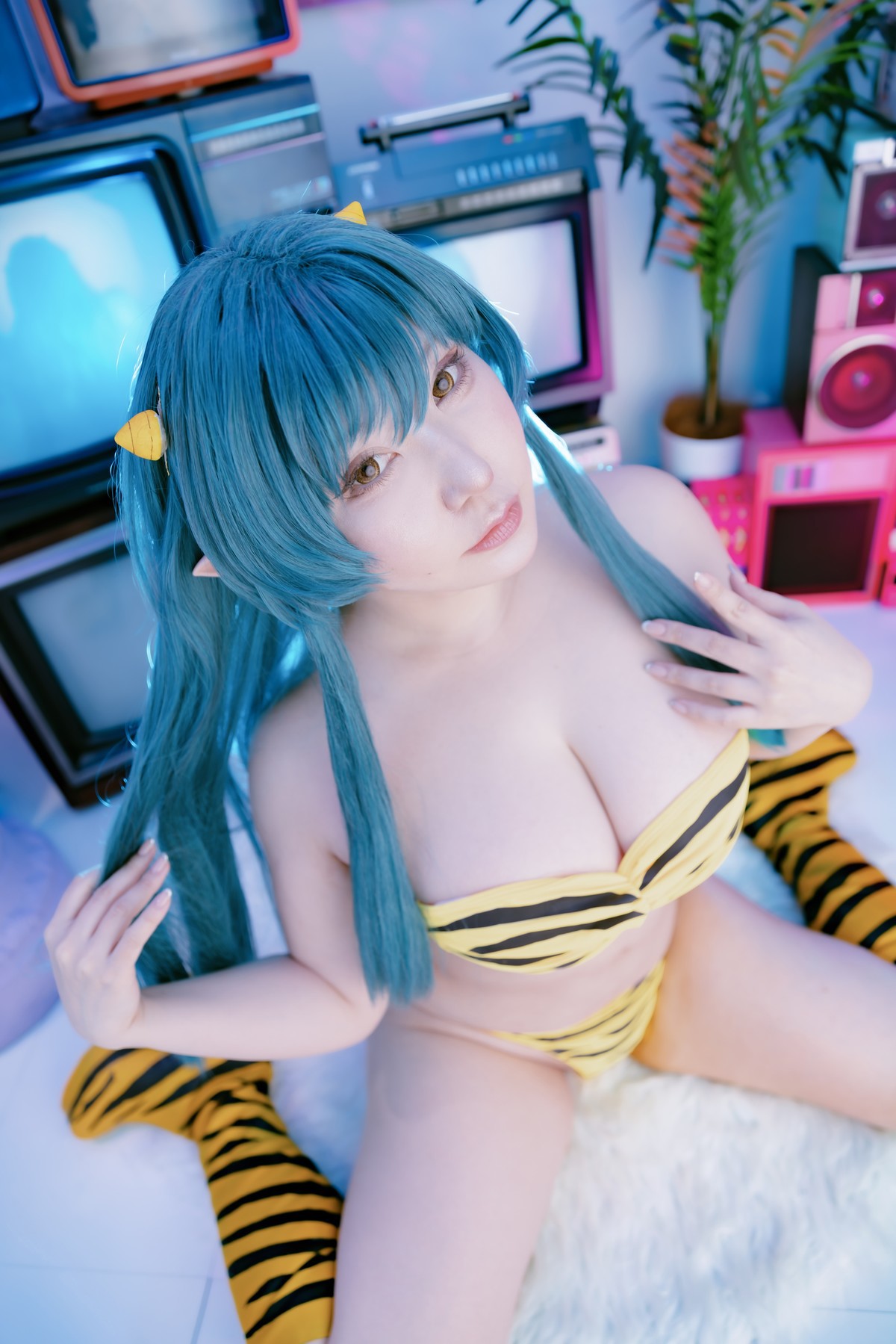 Cosplay-SAKUサク-Lum-ラム-うる星やつら-Set03-02-09
