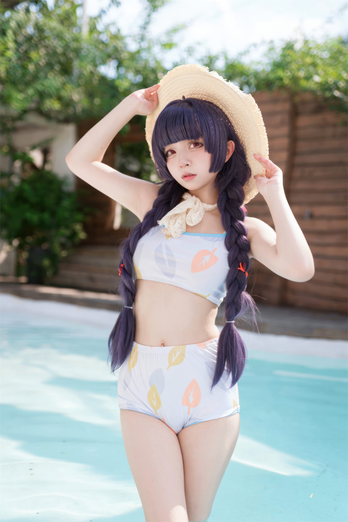 Cosplay-花铃-碧蓝档案-美游泳装-09-16