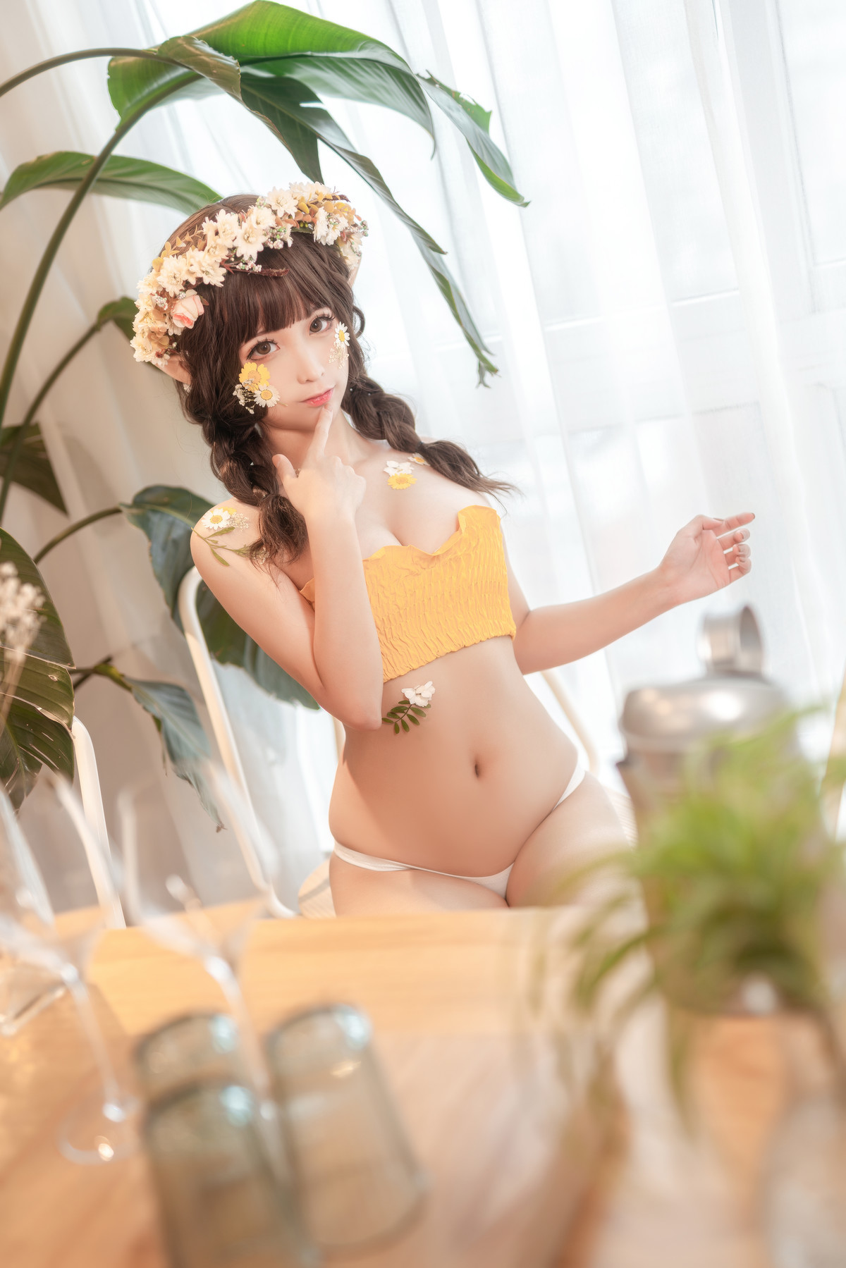Cosplay-蠢沫沫Chunmomo-尖耳国度花精灵-10-12