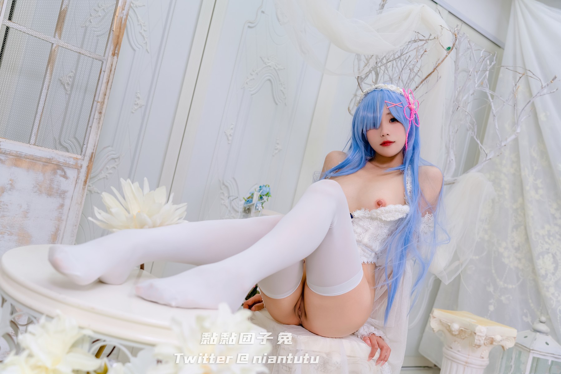 Cosplay-黏黏团子兔-长发蕾姆-02-26