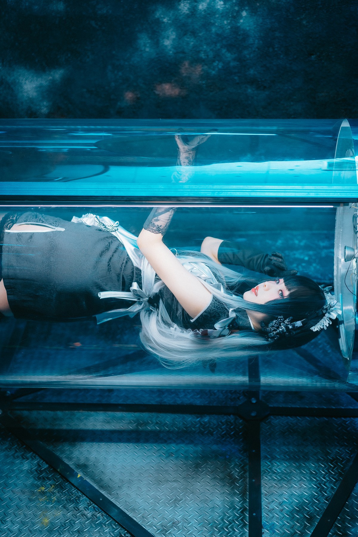 Cosplay-ElyEE子-賽博女僕-Melanite黑榴石-09-04