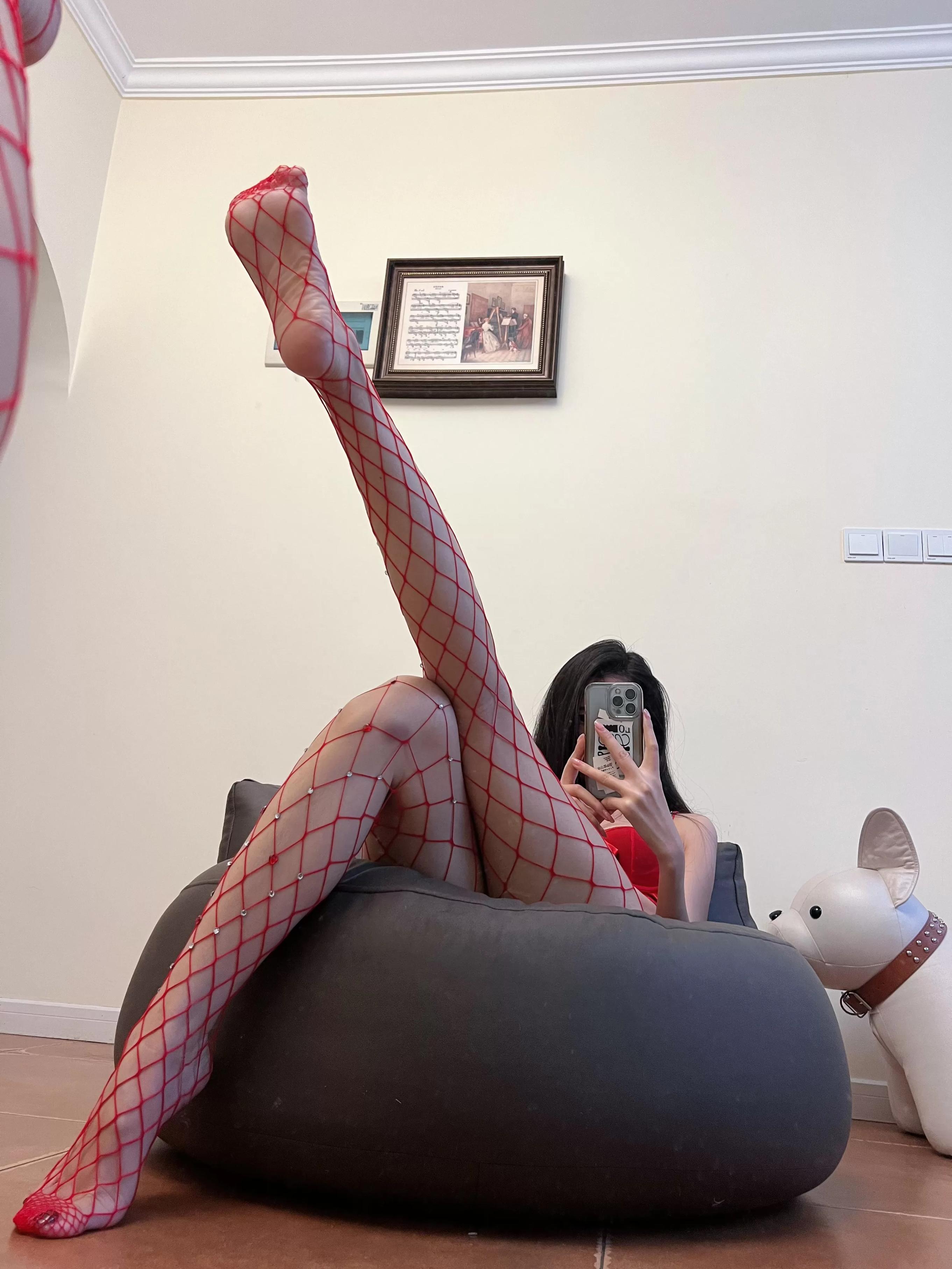 027纪念小小v5--微密圈系列-渔网红丝20P-635M-08-29