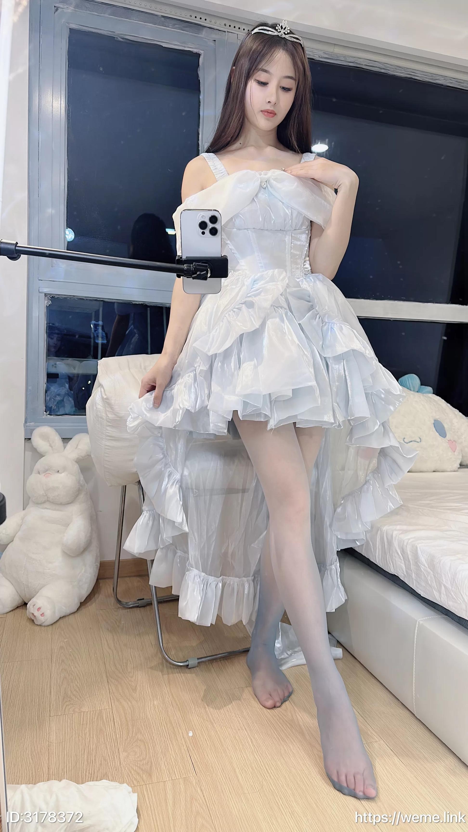 小萌子--NO016-渐变蓝丝袜53P49MB-08-17