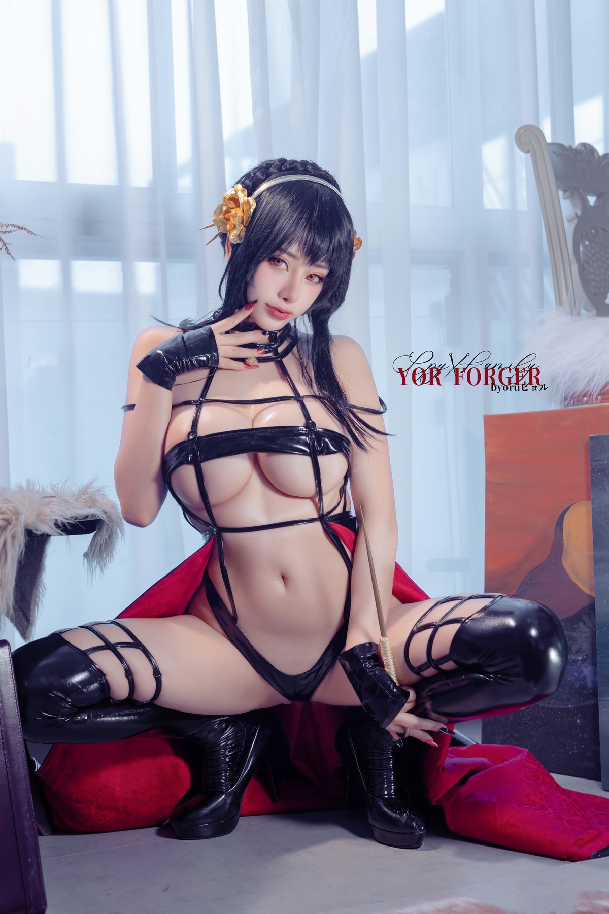 Cosplay-日本性感萝莉Byoru-Yor-Thorn-Princess-03-16