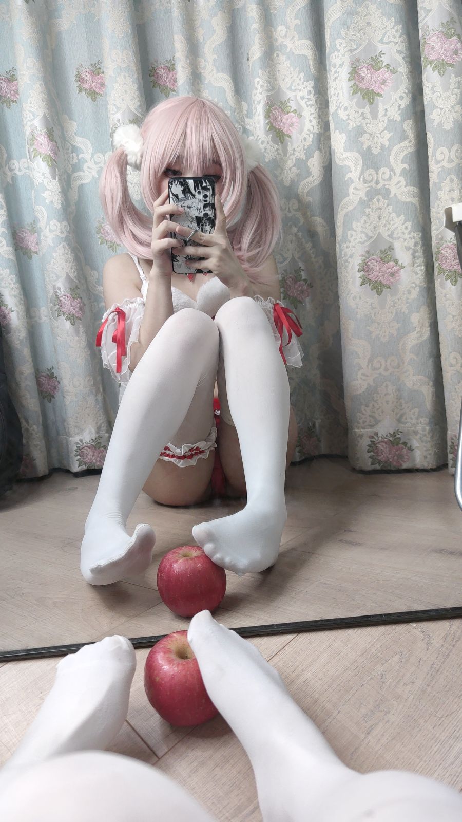 神沢永莉---平安夜红色分体式-04-03-2