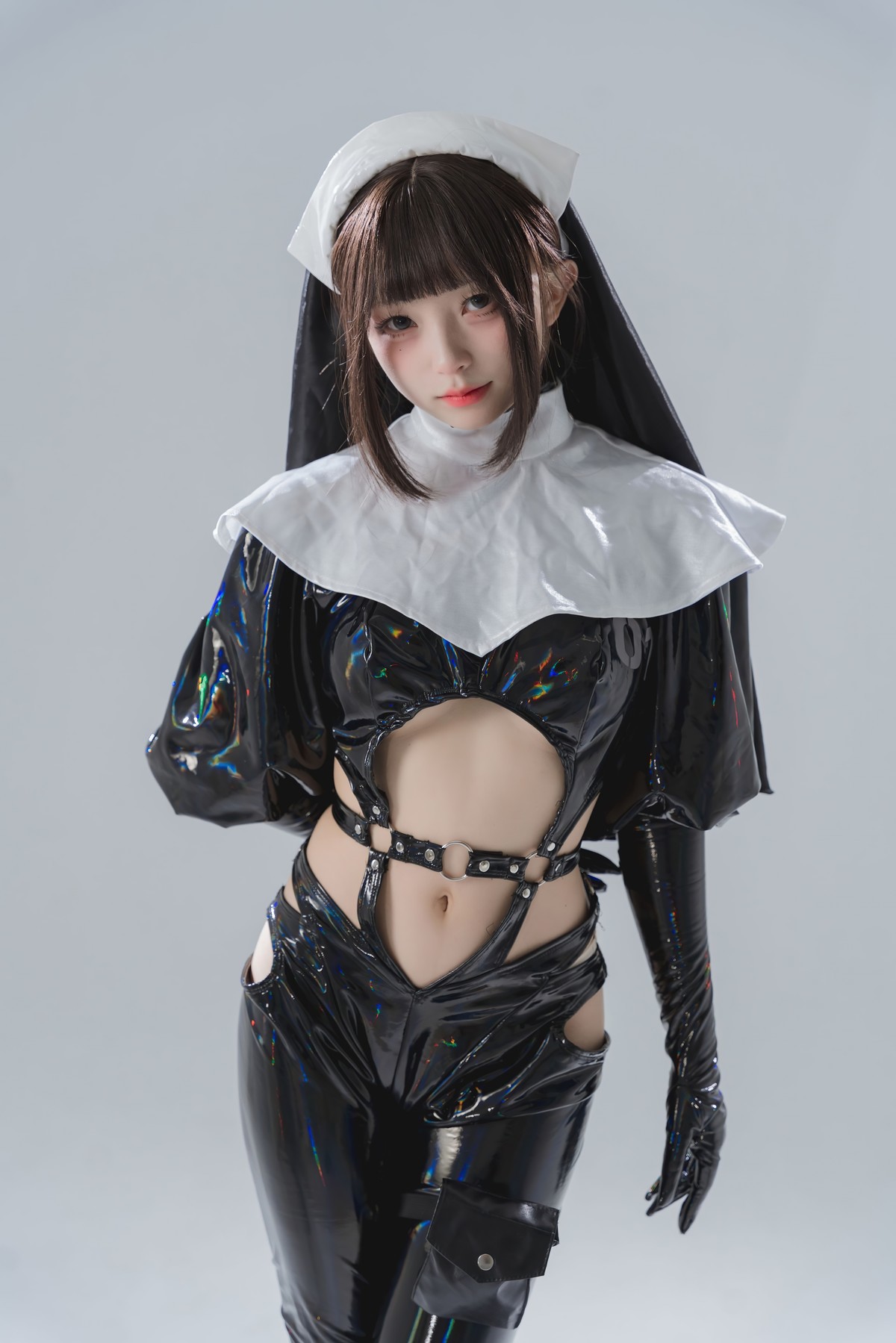 Cosplay-花铃-漆皮修女-02-11