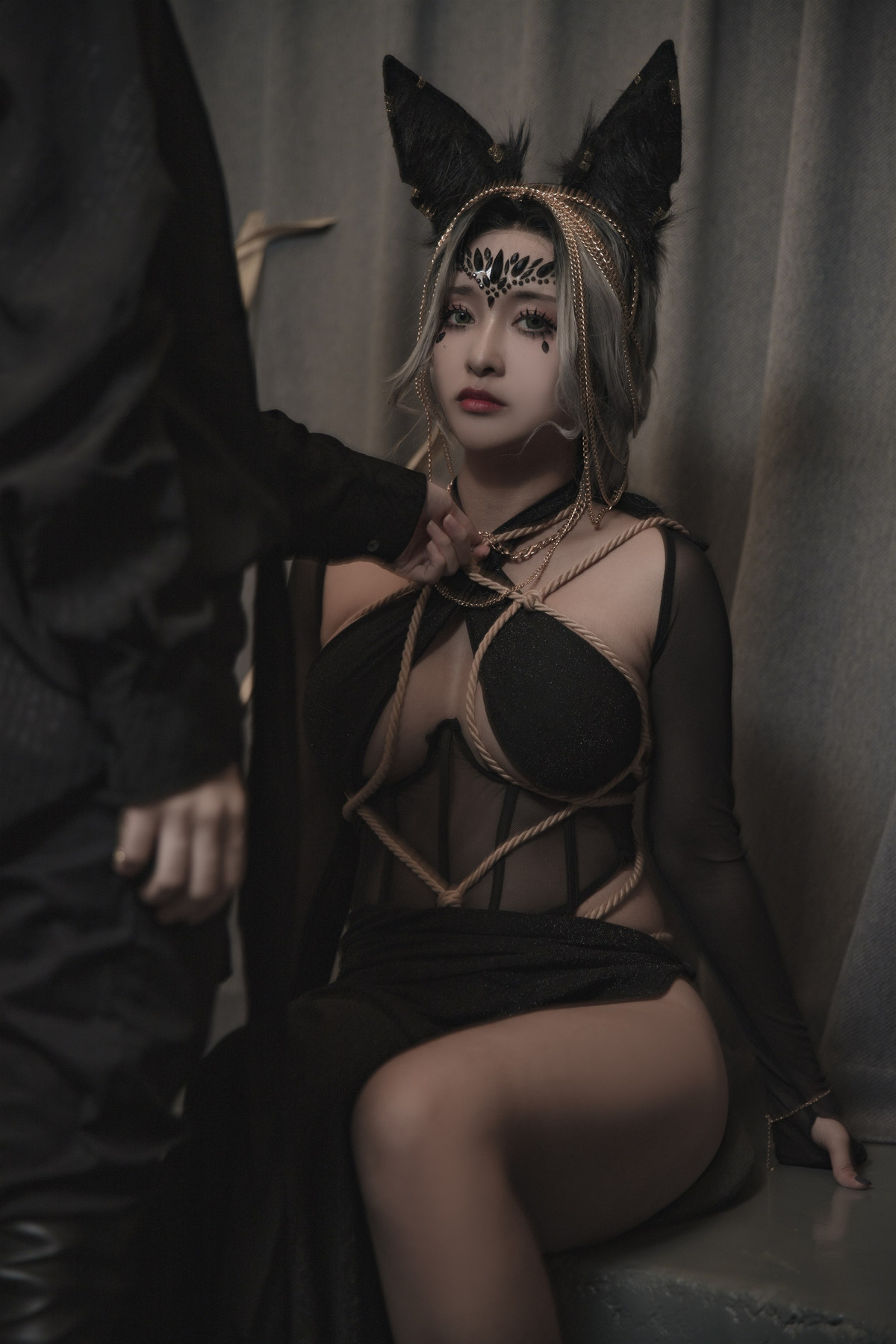 Cosplay-洛璃LoLiSAMA-狼少女-狼女的调教-Set01-11-12