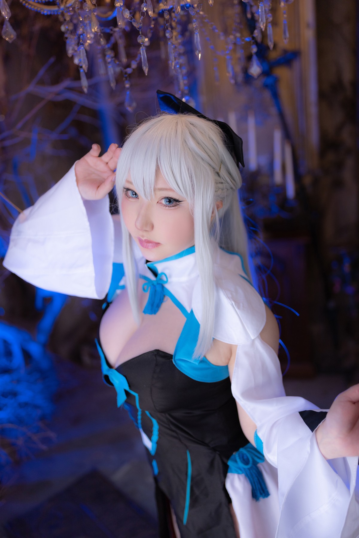 Cosplay-SAKUサク-Morgan-le-Fay-Set03-03-08