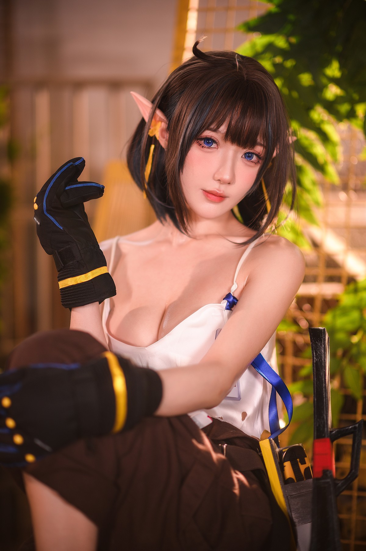 阿包也是兔娘-Cosplay-森蚺-Forest-Flea-02-16