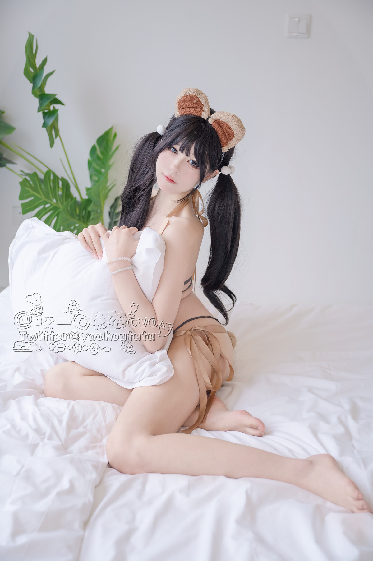 Cosplay-黏黏团子兔-小熊睡衣-10-01
