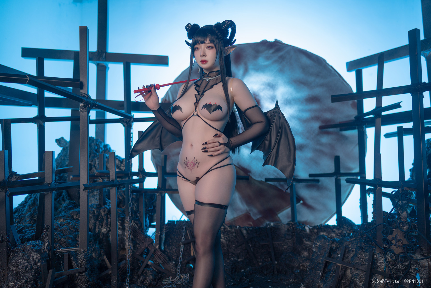 Cosplay-皮皮奶可可爱了啦-魅魔2-01-27