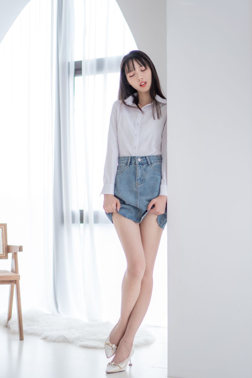 西瓜murmure西瓜少女-2021-04-29-牛仔裙-125P1V-12-19