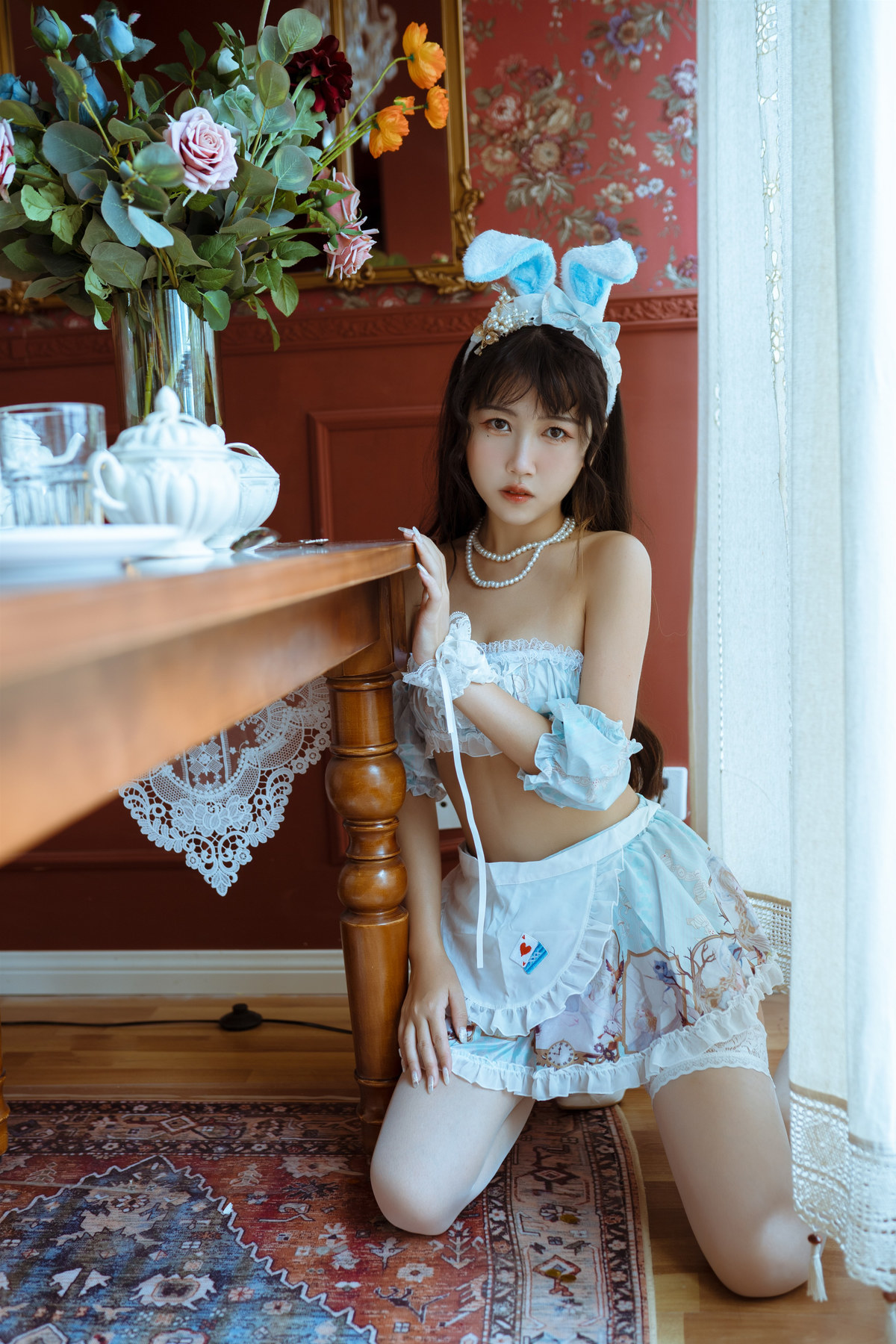 不呆猫-Cosplay-兔子女友-03-09