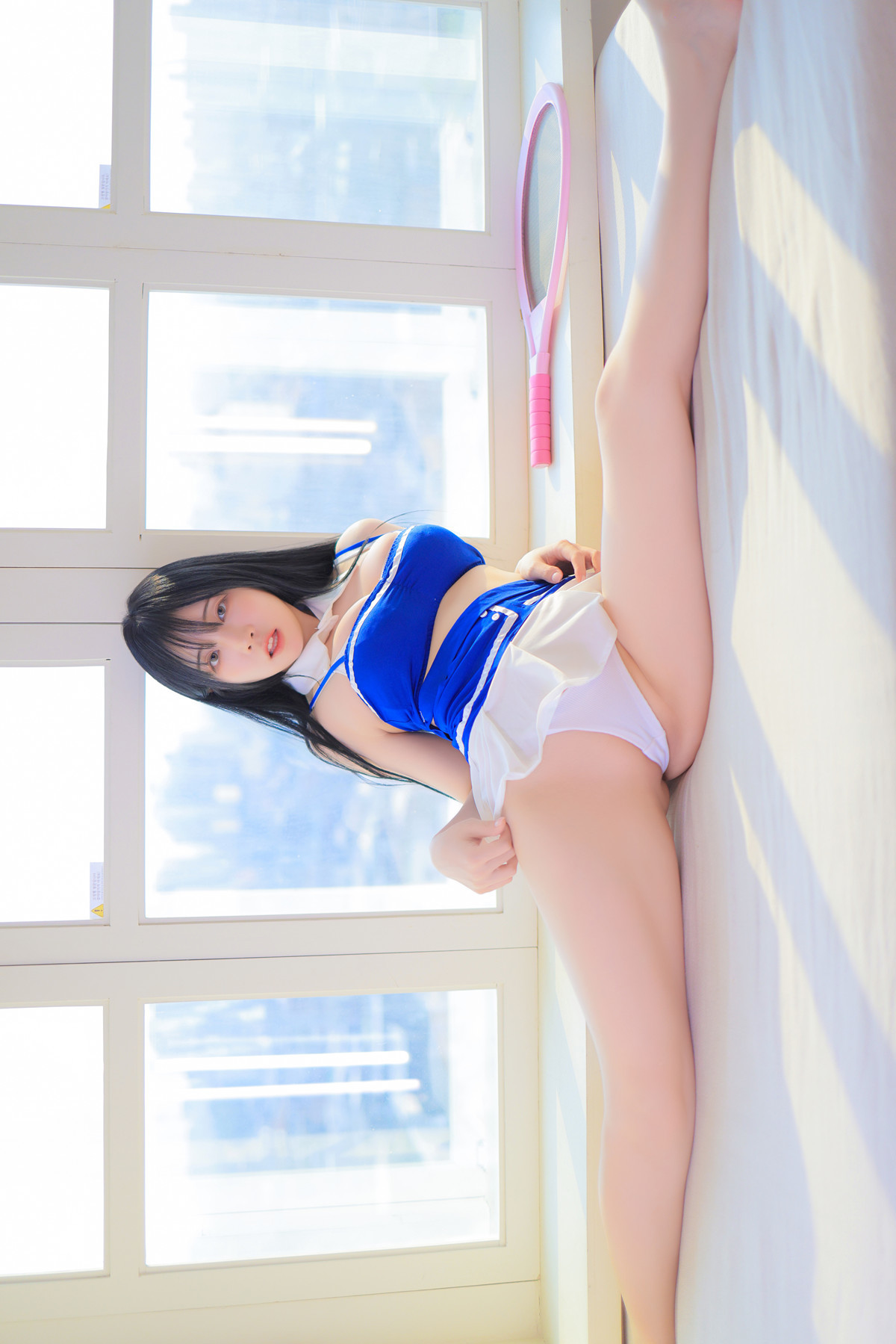 Rinaモモリナ-Patreon-8216Blue-and-White-Swimsuit8217-Set01-02-01