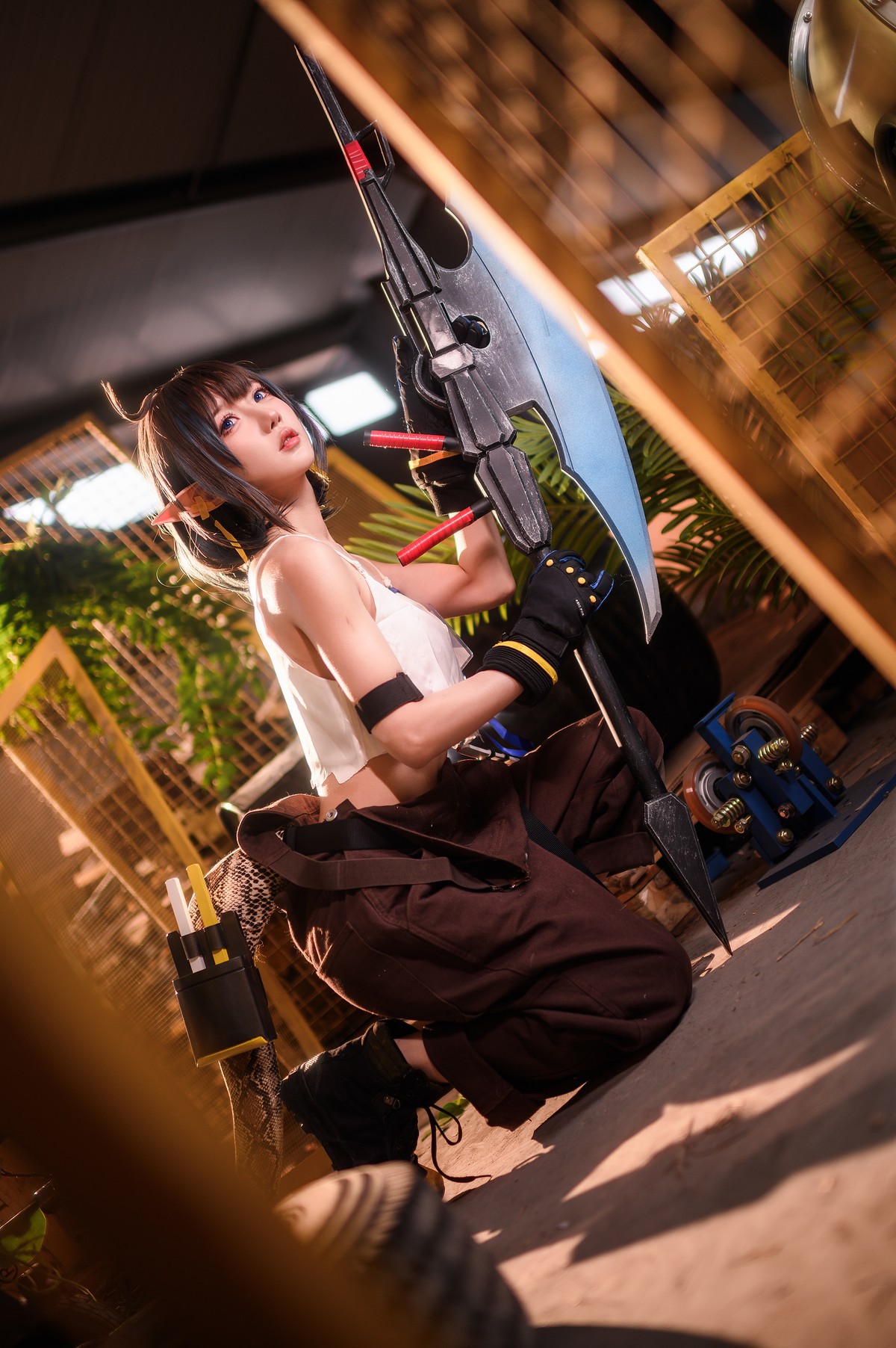 阿包也是兔娘-Cosplay-森蚺-Forest-Flea-02-16